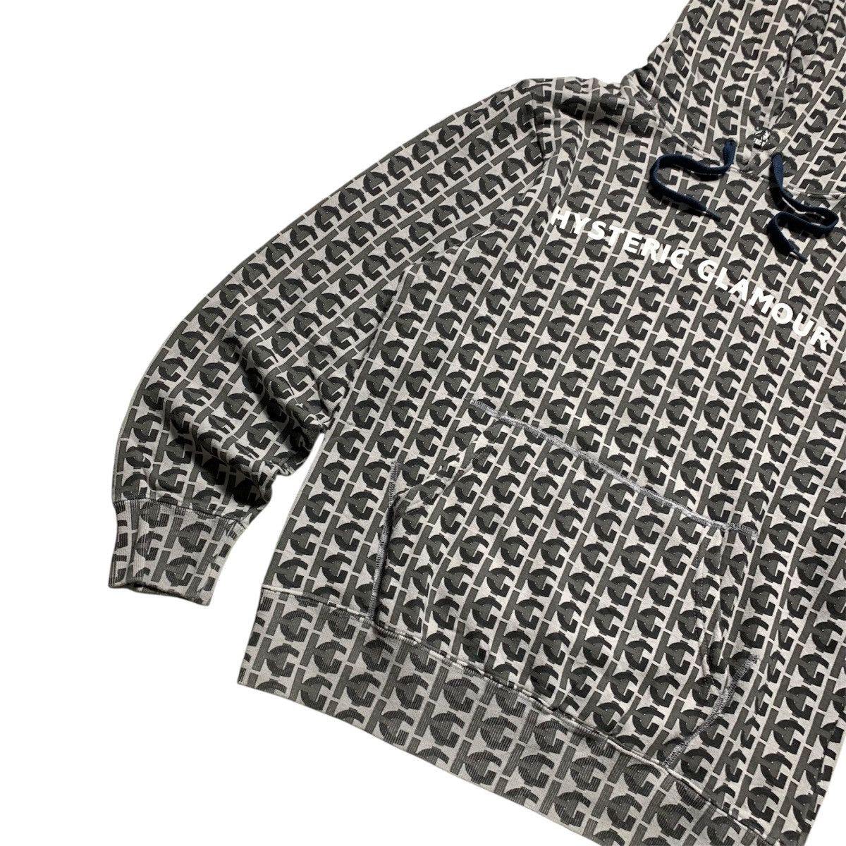 Japanese Brand Hysteric Glamour Pullover Hoodie All Over Printing Size US M / EU 48-50 / 2 - 2 Thumbnail