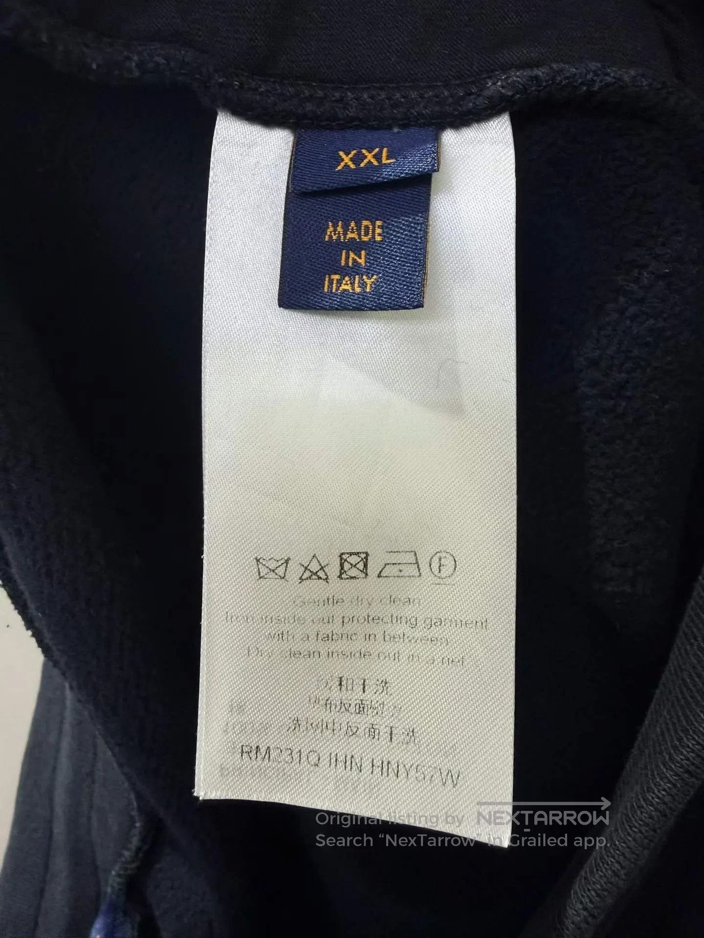 Louis Vuitton Louis Vuitton size XXL Black Pin Embroidered Letter Pants| Size US 27 - 3 Thumbnail