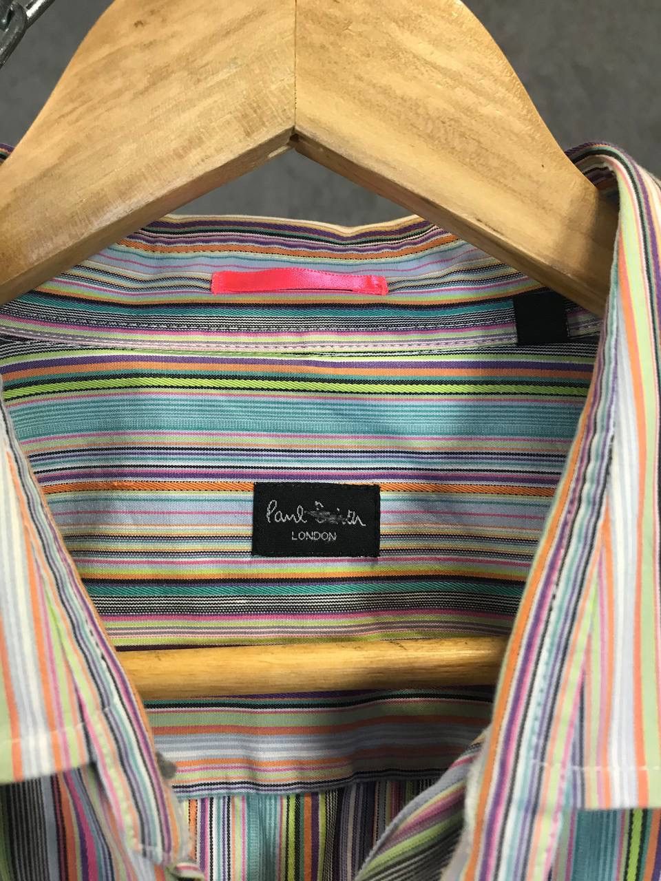 Paul Smith Paul Smith crazy designer multicolor striped shirt Size US XL / EU 56 / 4 - 3 Thumbnail