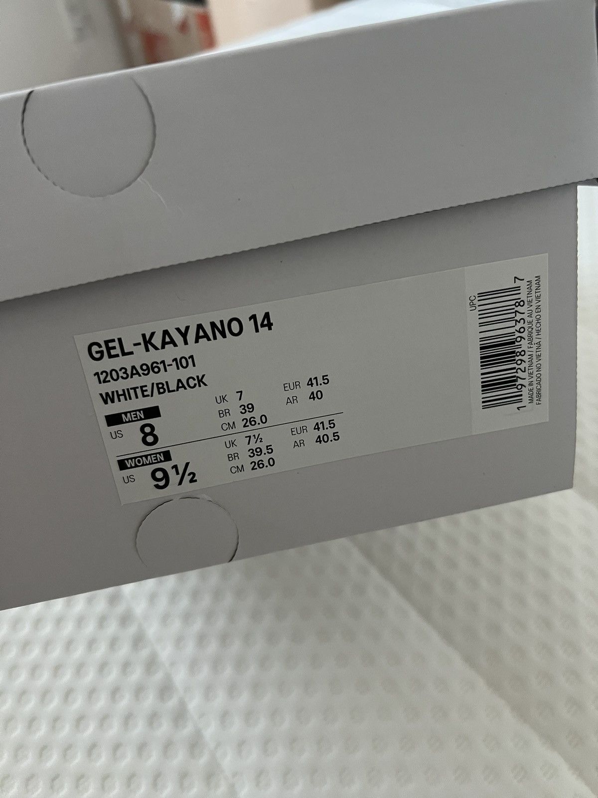 Asics × JJJJound JJJJound ASICS Gel Kayano 14 Baby Blue White size 8 Men Size US 8 / EU 41 - 4 Thumbnail
