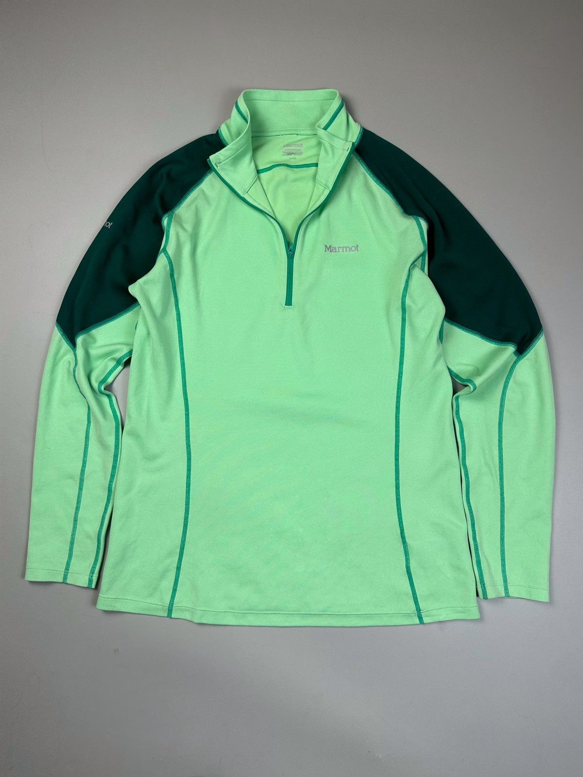 Marmot Marmot 1/3 zip tracking running fleece shirt Size L / US 10 / IT 46 - 1 Thumbnail