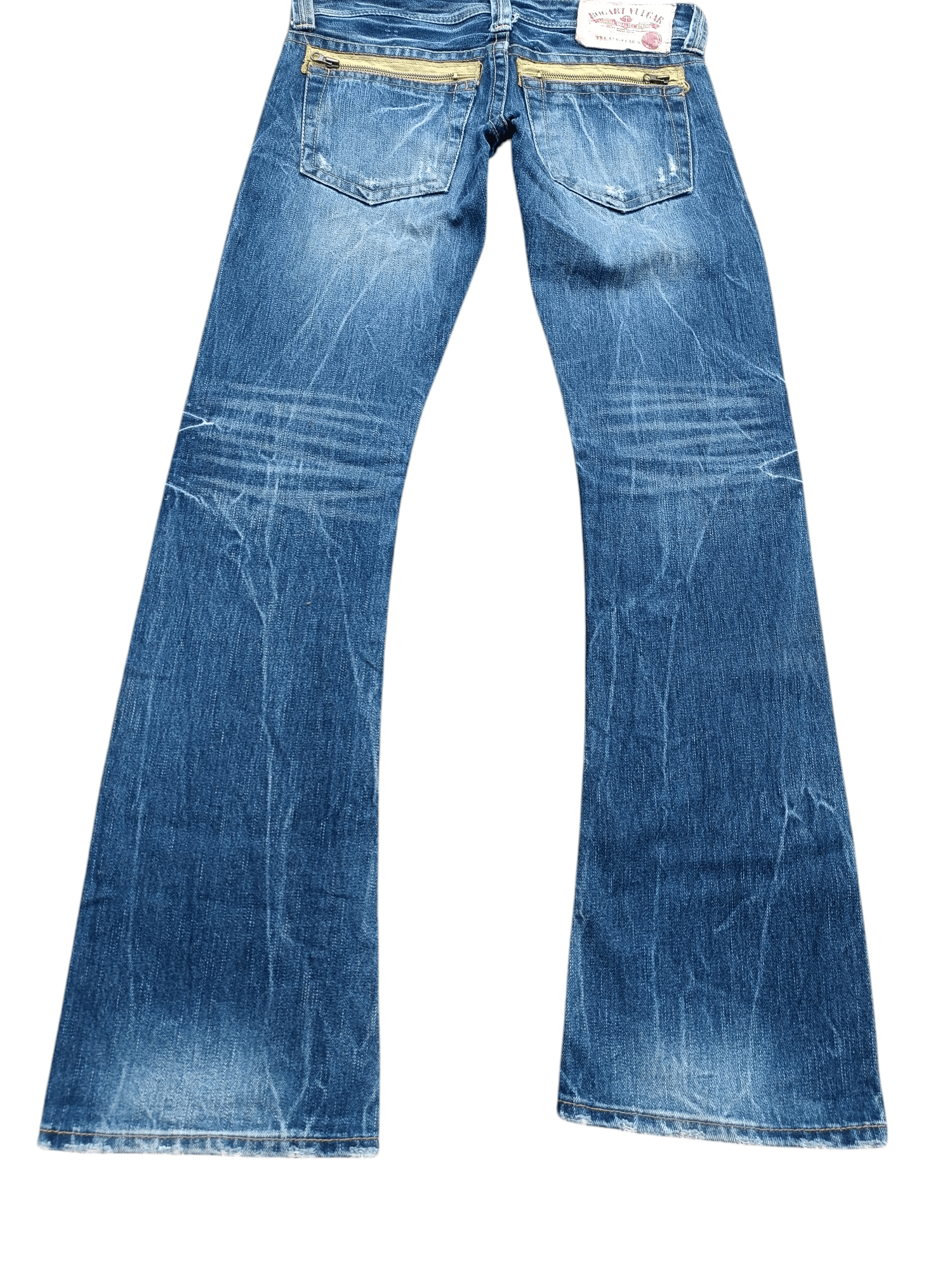 Japanese Brand Japanese Brand Bogart Vulga Whiskers Flare Jeans Size US 32 / EU 48 - 4 Thumbnail