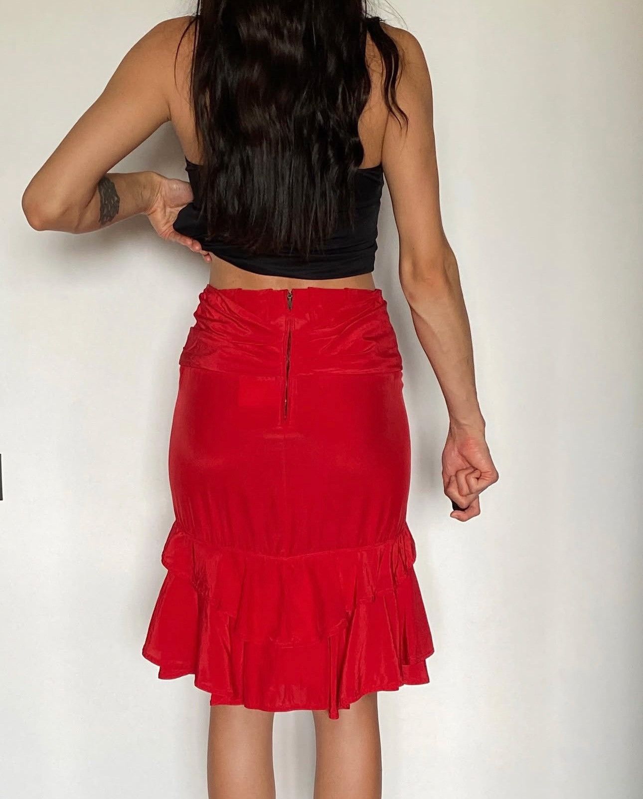Yves Saint Laurent Yves Saint Laurent silk skirt Size 25" / US 0 / IT 36 - 3 Thumbnail