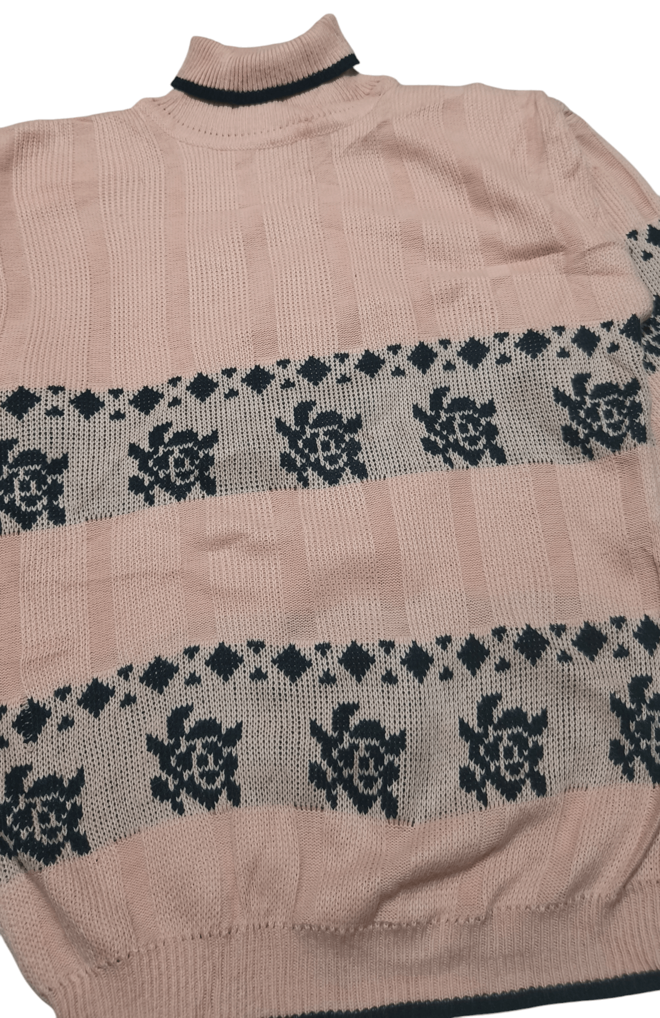 Other Vintage Y2K APOSTROPHE Women's Ethnic Knit Acrylic Sweater Size S / US 4 / IT 40 - 6 Thumbnail