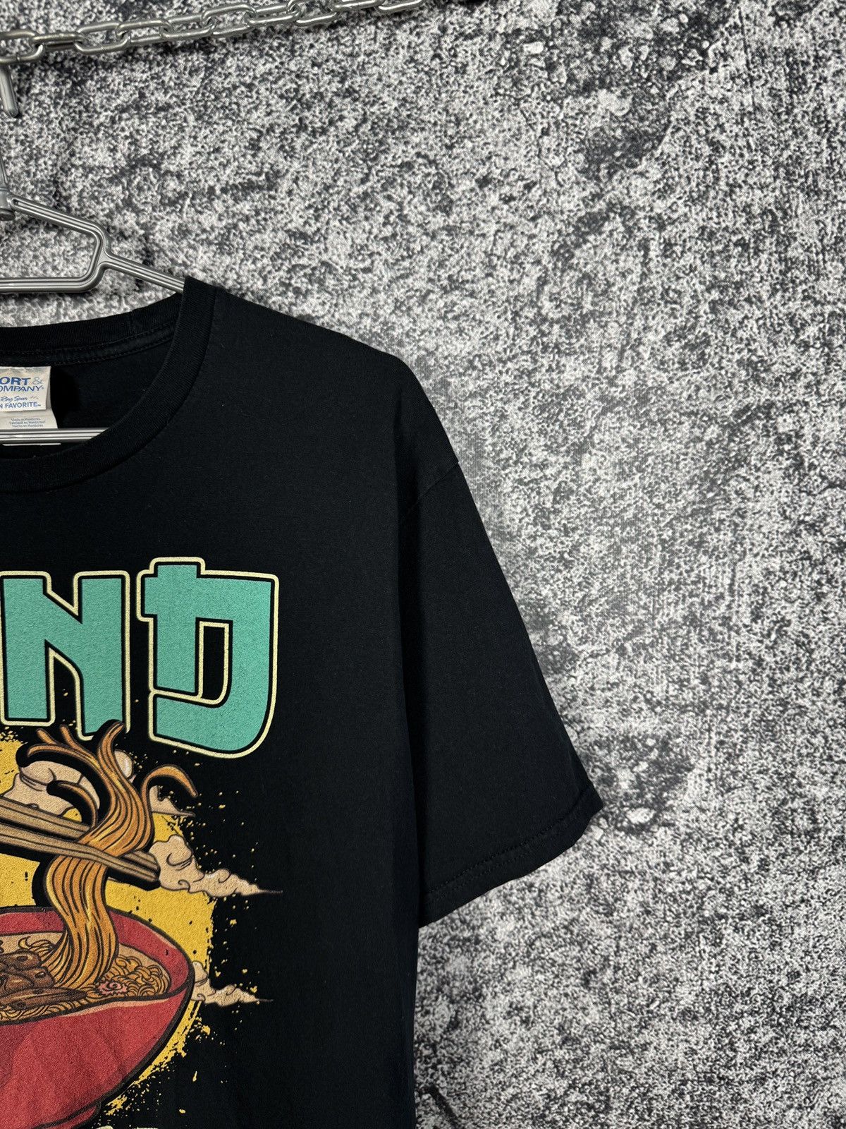 Japanese Brand Send Noods Ramen T-Shirt Funny Asian Food Graphic Tee Noodle Size US L / EU 52-54 / 3 - 2 Thumbnail