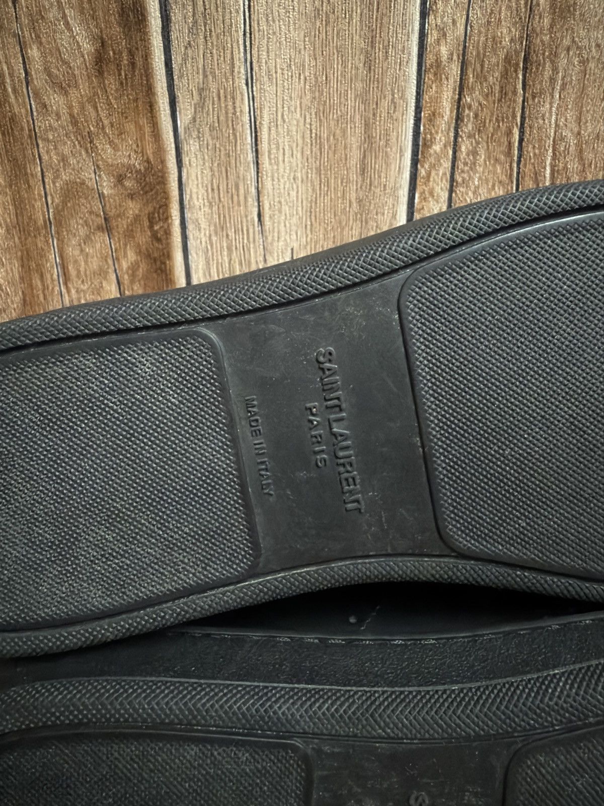 Hedi Slimane × Saint Laurent Paris Sl/01 court classic sneakers Size US 8.5 / EU 41-42 - 17 Thumbnail