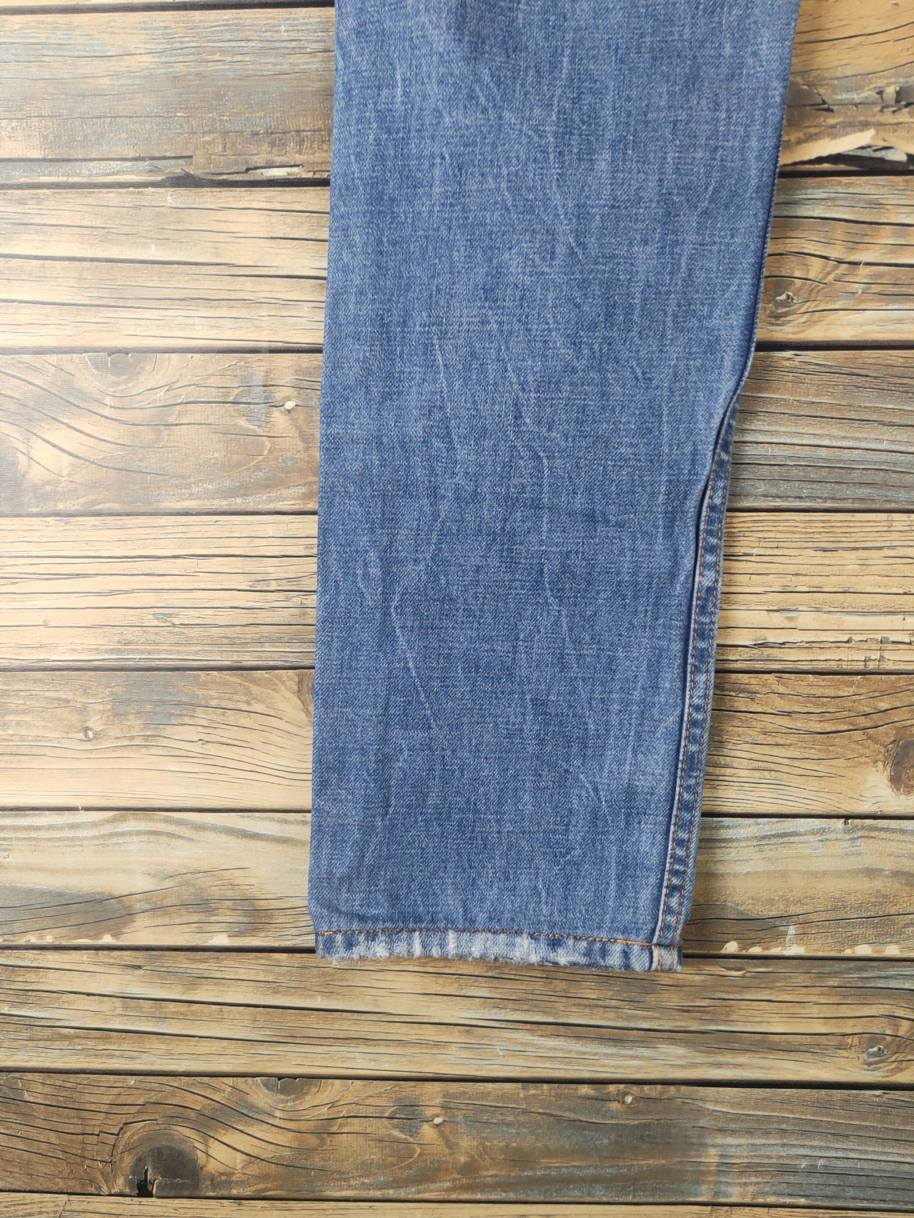 Prada DL Prada Blue Distressed Ripped Jeans #2778 Size 29" - 9 Thumbnail