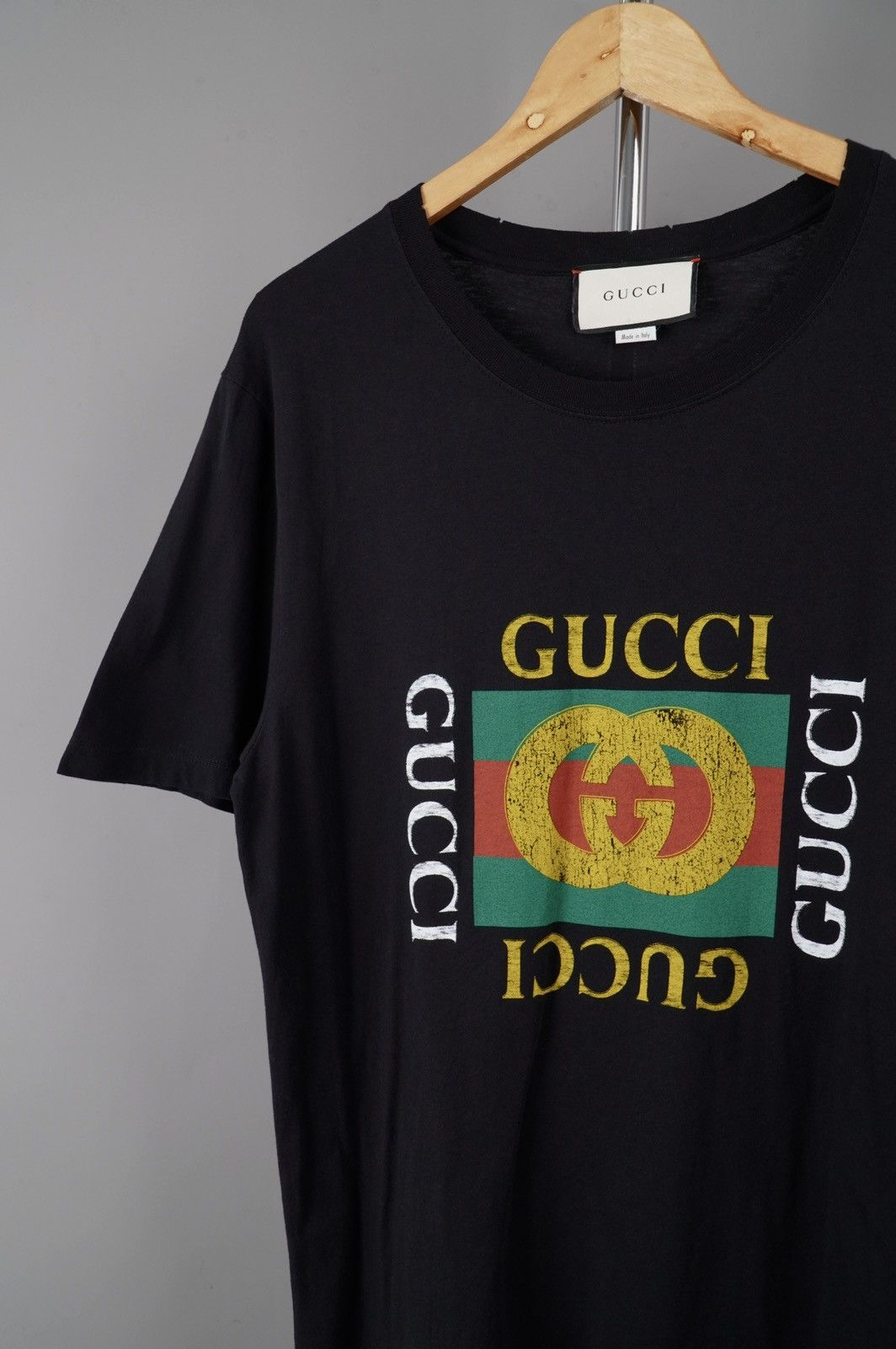 Gucci Gucci - Fake Logo Tee Size US M / EU 48-50 / 2 - 2 Thumbnail