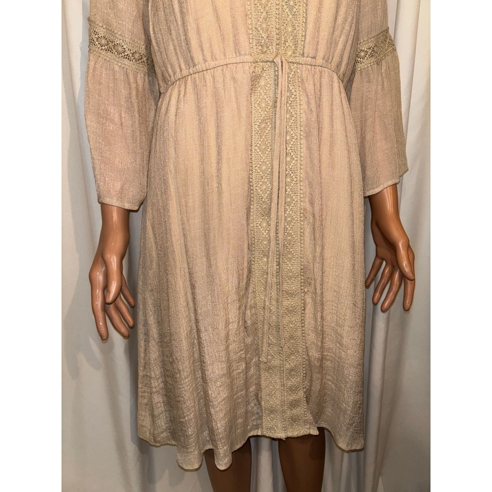 The Unbranded Brand NWT Indigo Rose Bohemian Dress Size Large Size L / US 10 / IT 46 - 4 Thumbnail