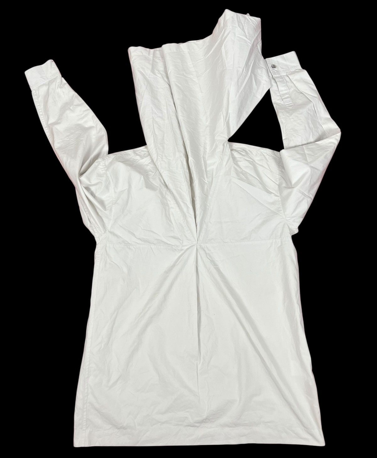 Issey Miyake Issey Miyake 90s Archive Hooded Scarf Shirt Japanese Size US M / EU 48-50 / 2 - 4 Thumbnail