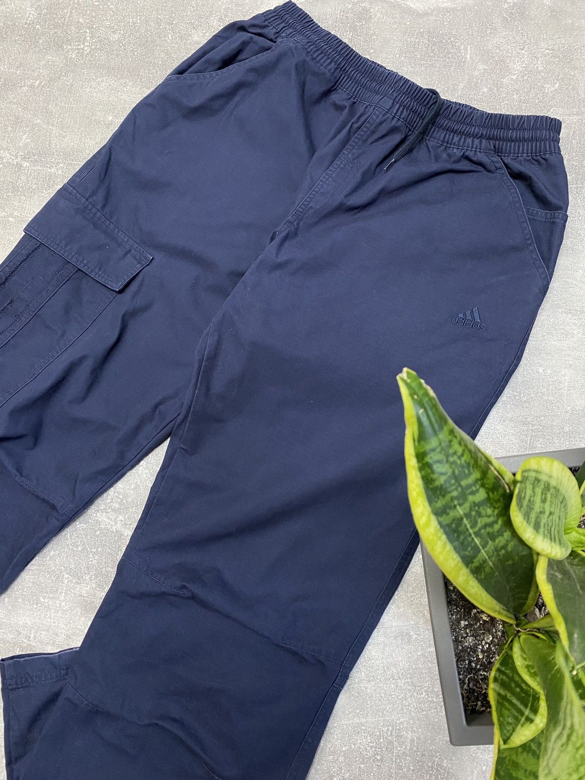 Adidas × Vintage Vintage y2k Adidas Baggy Blue Outdoor Track Pants Size US 32 / EU 48 - 15 Thumbnail