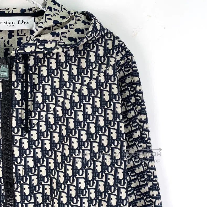 Dior Dior Colour-blocked logo jacquard full-print hooded drawst Size 25" / US 0 / IT 36 - 3 Thumbnail