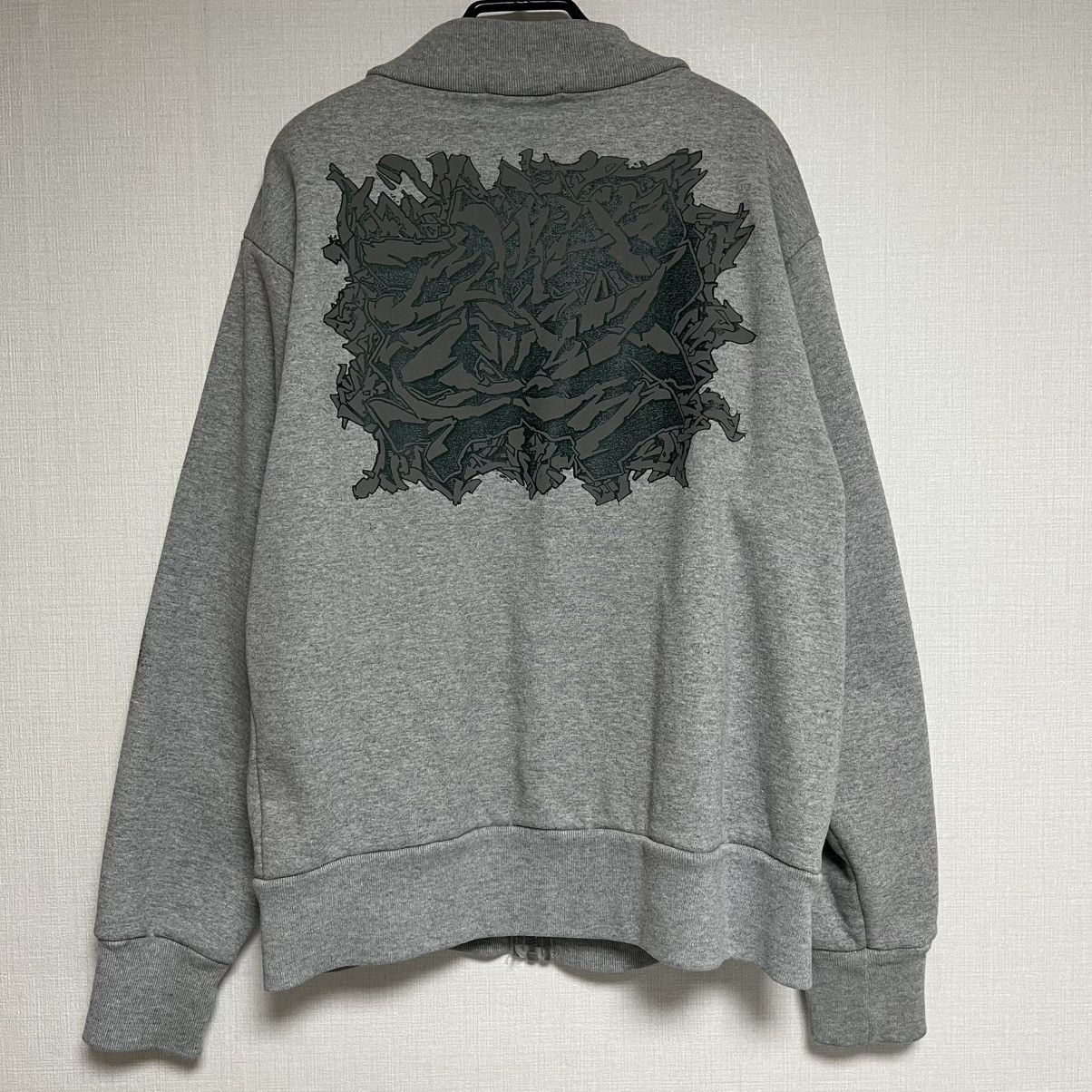 Undercover 02SS WAFFLE THERMAL ZIPPED GRAFFITI VARSITY JACKET Size US L / EU 52-54 / 3 - 1 Thumbnail