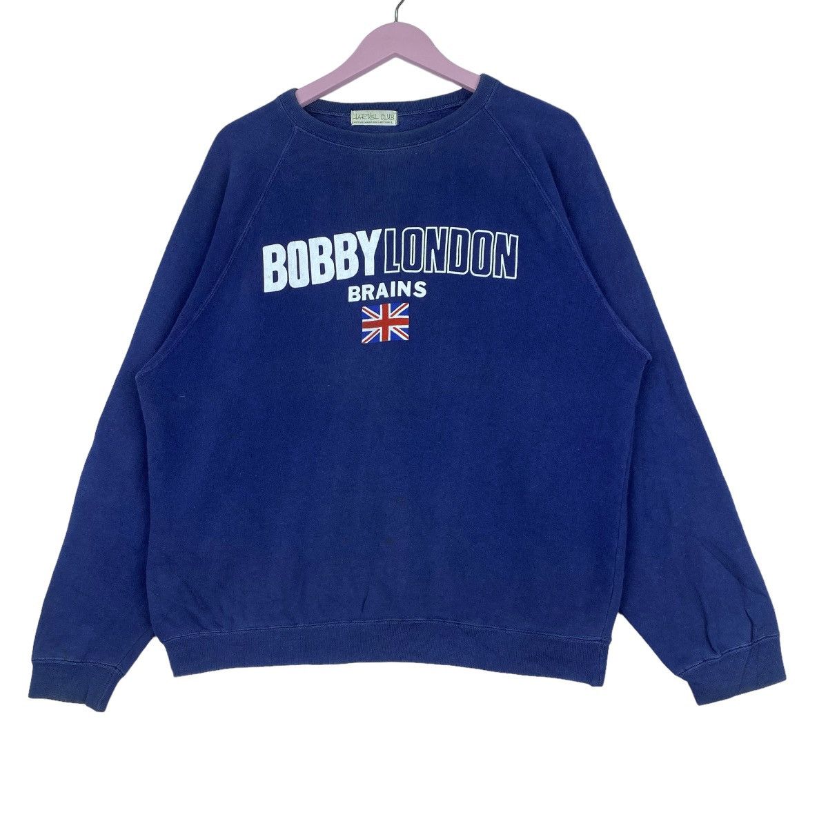 Designer × Vintage 80/90 Bobby London Brains Sweatshirt Pullover Jumper Size US L / EU 52-54 / 3 - 3 Thumbnail
