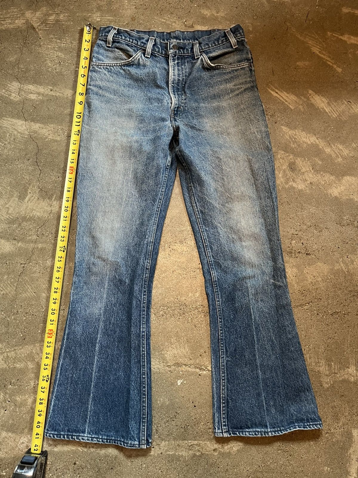 Levi's Vintage Clothing Orange Tab Levis 646 Bellbottoms Size US 29 - 3 Thumbnail