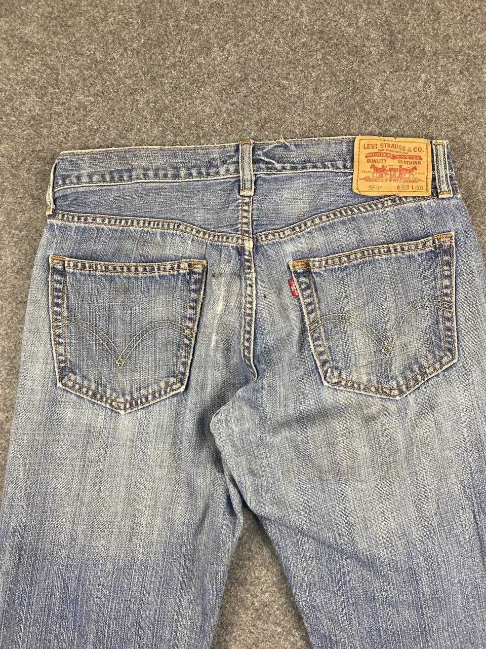 Levi's levis 569 relaxed straight distressed denim Size US 34 / EU 50 - 3 Thumbnail