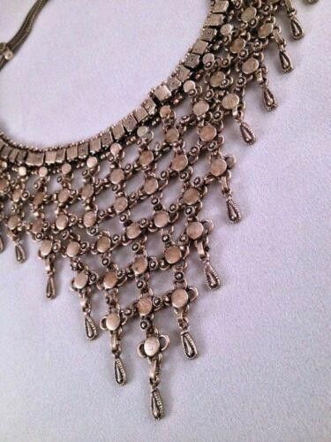 Handmade Handmade Sterling Silver Bib Necklace Size ONE SIZE - 2 Thumbnail