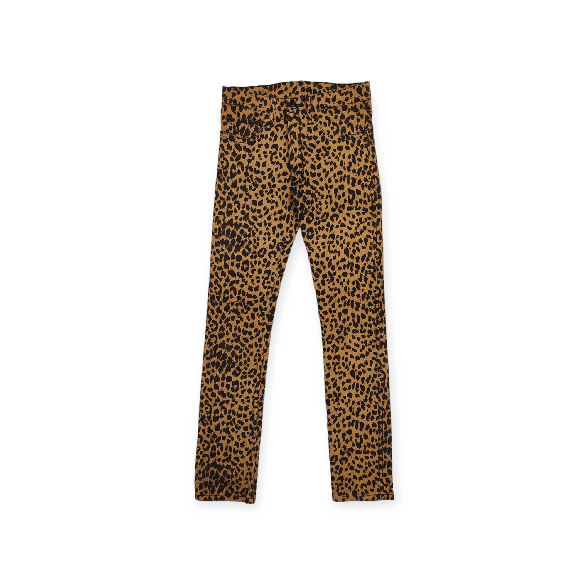 Fw2000 RNA Japan X Foxy band leopard Print skinny jeans