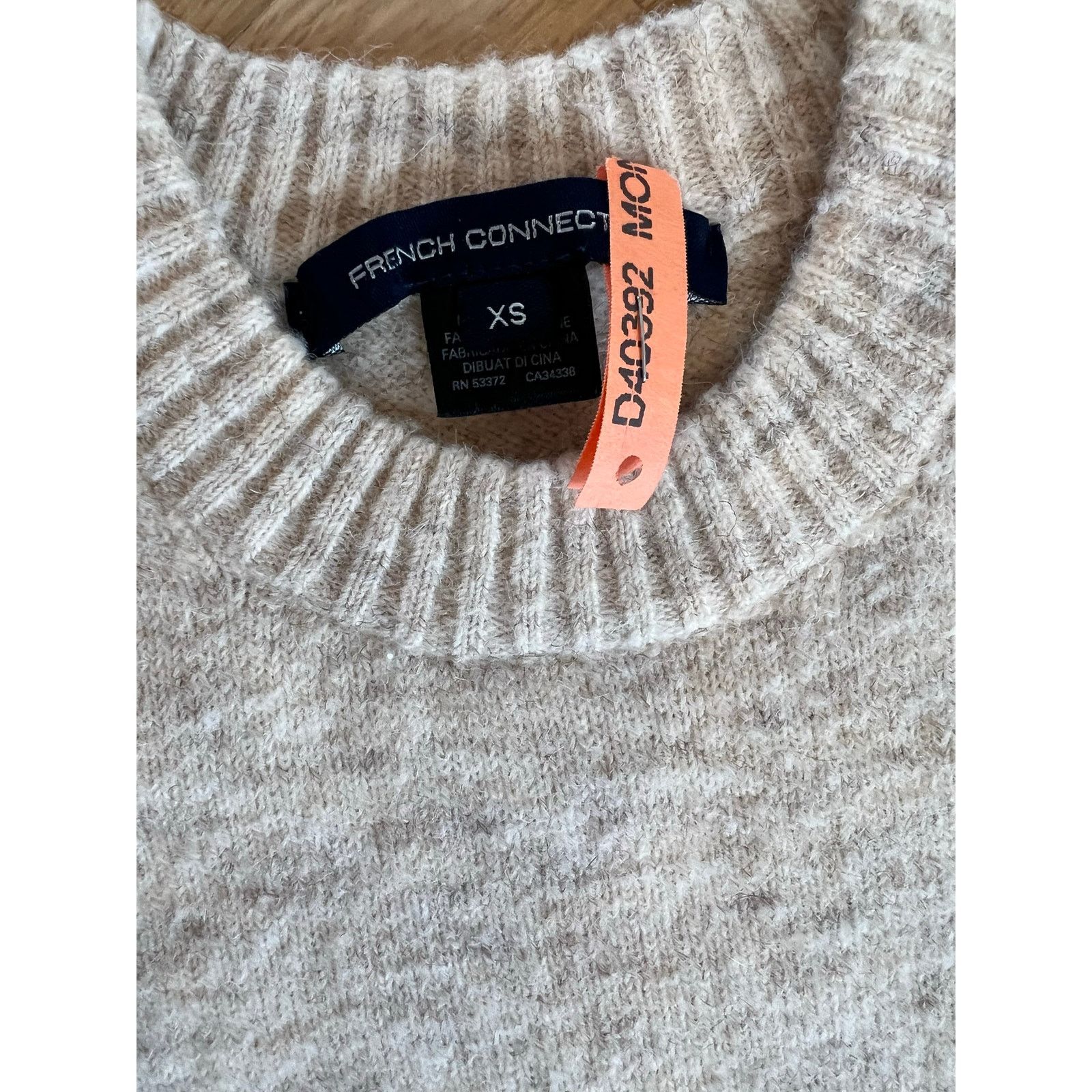 French Connection French Connection Kezia Oatmeal Melange Sweater (Sz S) Size S / US 4 / IT 40 - 6 Thumbnail