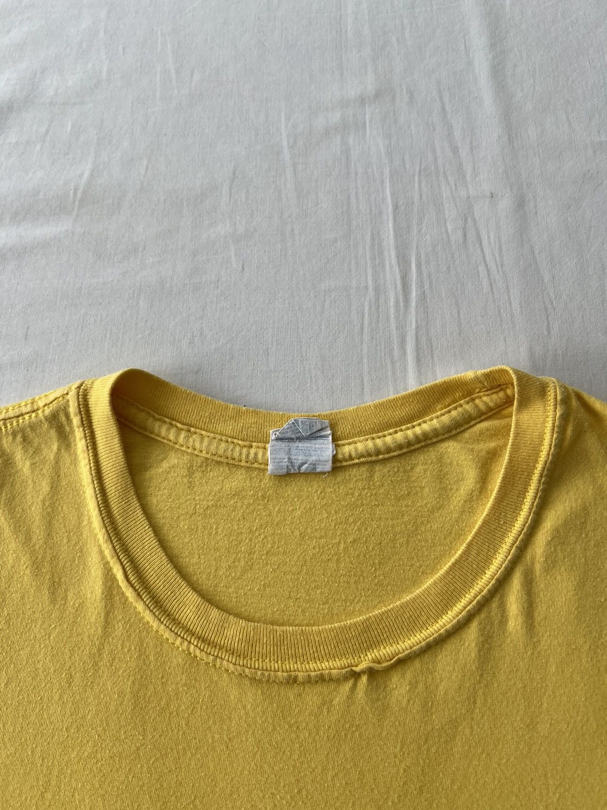 Band Tees Vintage 2000s Sonic Youth Promo Y2k Yellow T-shirt Size US L / EU 52-54 / 3 - 8 Thumbnail