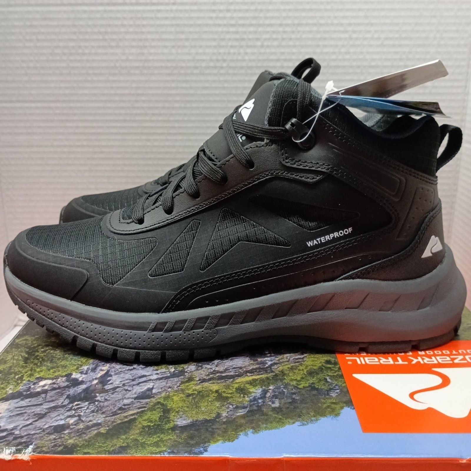 Other Men’s size 8 Ozark Trail Tech Hiker Waterproof Boots Black Size US 8 / EU 41 - 3 Thumbnail