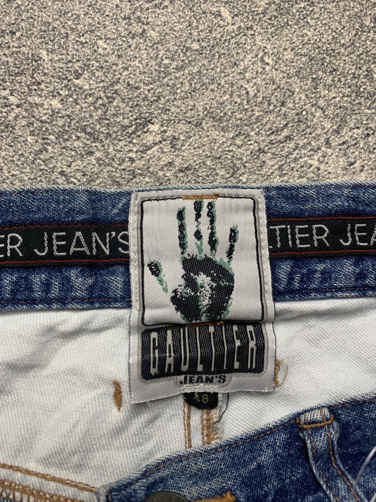 Jean Paul Gaultier 🐍 Archive Jean Paul Gaultier Patchwork Jeans Size US 31 - 8 Thumbnail