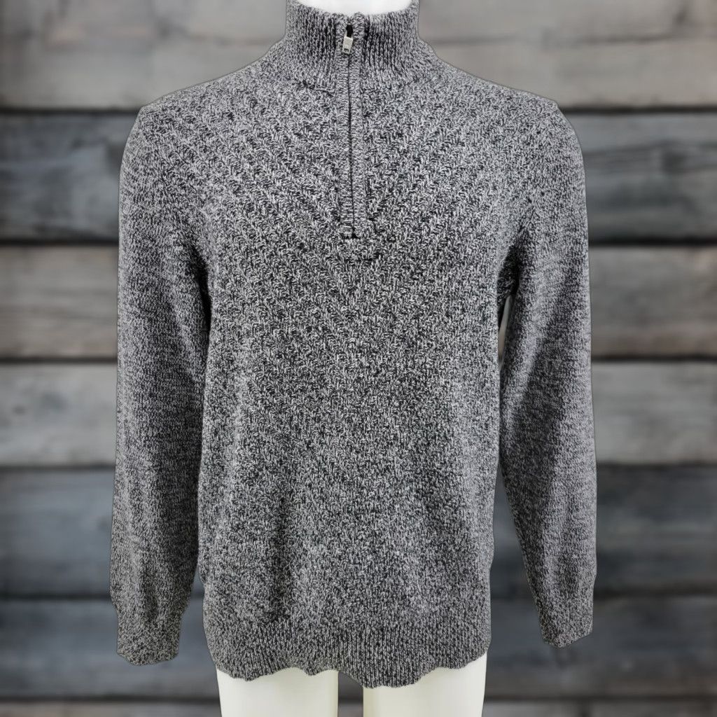 Calvin Klein Calvin Klein Mens Sweater Gray 1/4 Zip Size Medium Cotton Knit Shirt Brand Mens 1/4 Zip Gray Calvin Klein Sweater Mint? Size US M / EU 48-50 / 2 - 1 Thumbnail