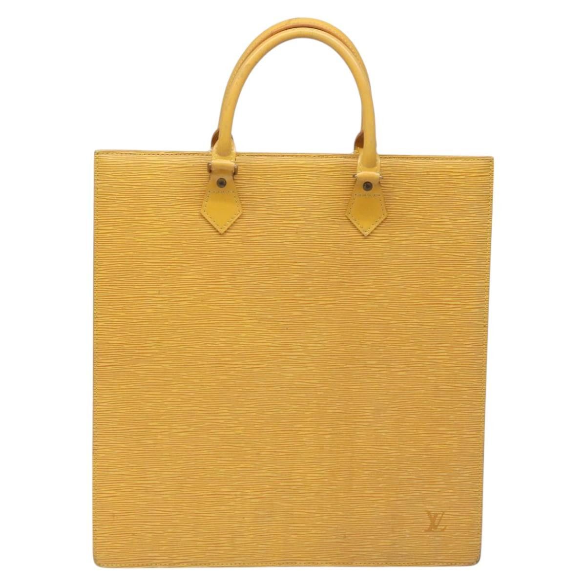 Louis Vuitton LOUIS VUITTON Epi Sac Plat Hand Bag Yellow M52079 Size ONE SIZE - 13 Thumbnail