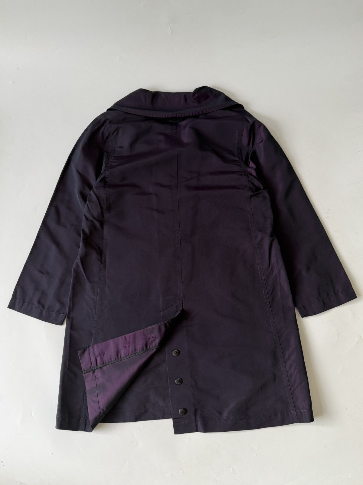 Chanel Chanel Double-Breasted Purple Coat Size L / US 10 / IT 46 - 2 Thumbnail