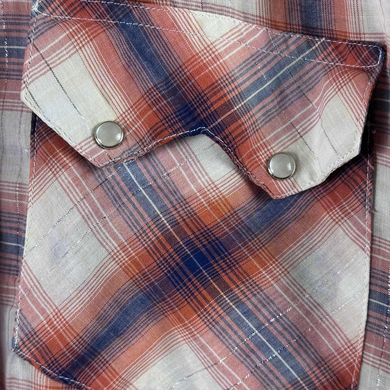 Rustler Vintage Western Plaid Pearl Snap Shirt Size US XXL / EU 58 / 5 - 3 Thumbnail