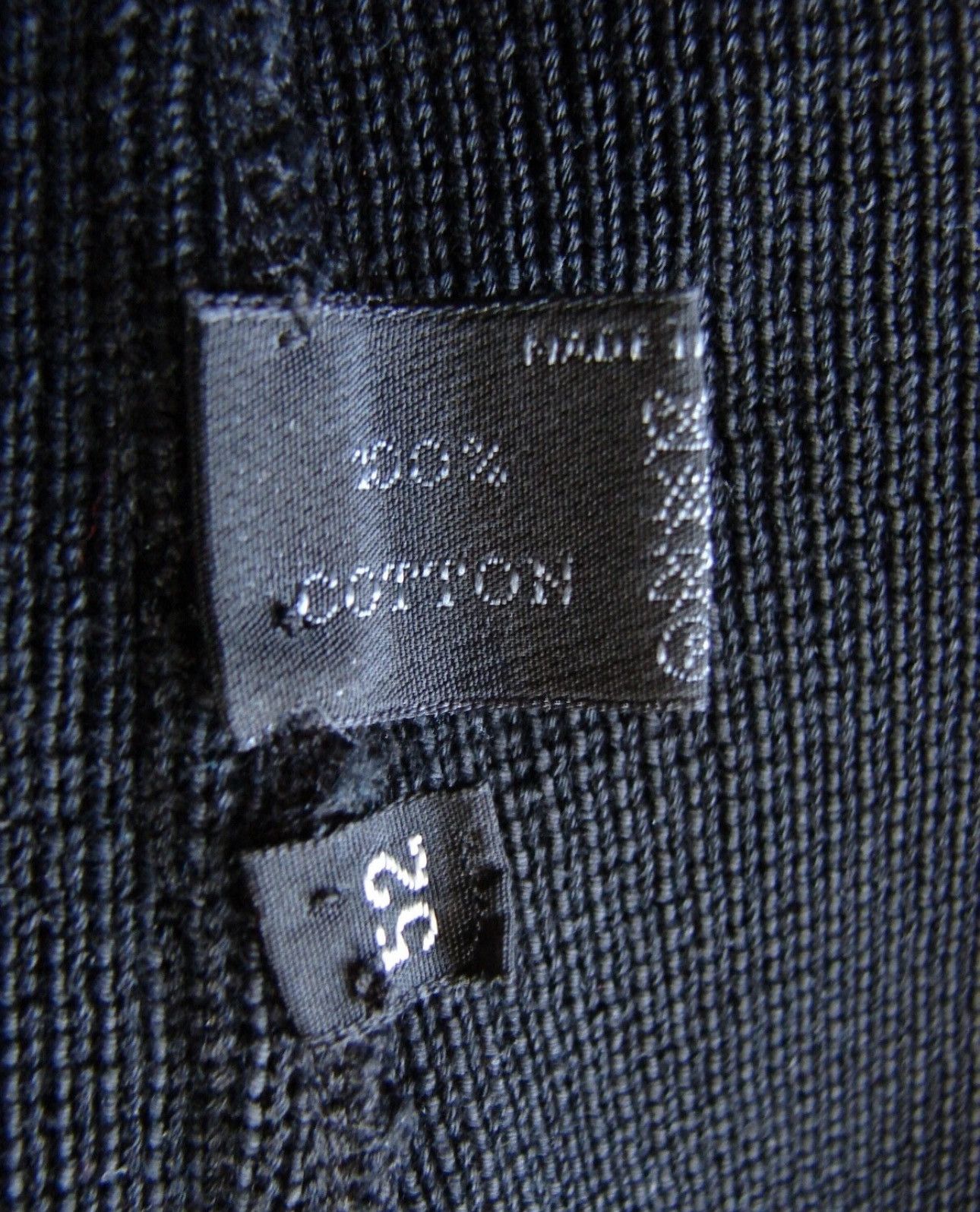 Prada Men's Prada Mainline Black Cropped Combat Sweater 52 Size US L / EU 52-54 / 3 - 4 Thumbnail