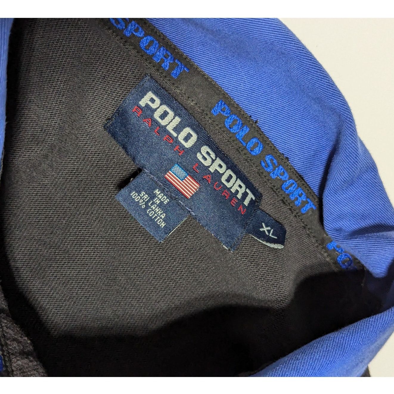 Polo Ralph Lauren × Ralph Lauren × Vintage Vintage 90s Polo Sport Ralph Lauren Rugby Shirt Mens XL Top Size US XL / EU 56 / 4 - 5 Thumbnail