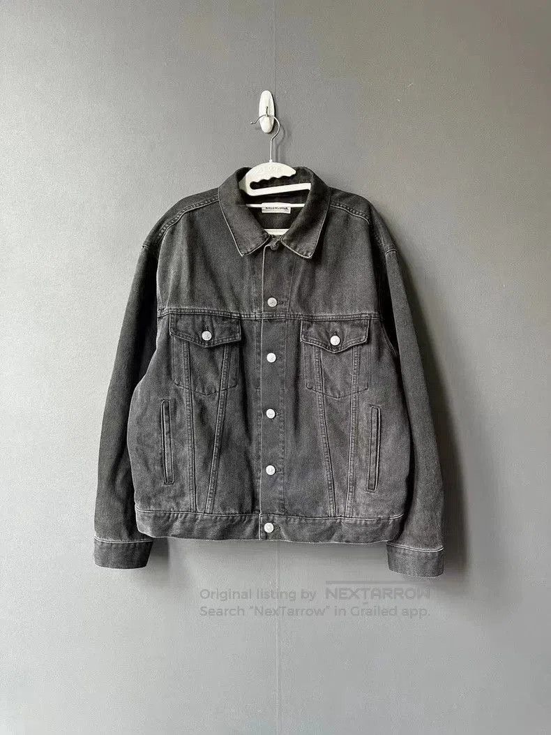Balenciaga Balenciaga Crystal Denim Jacket. Size US S / EU 44-46 / 1 - 1 Thumbnail