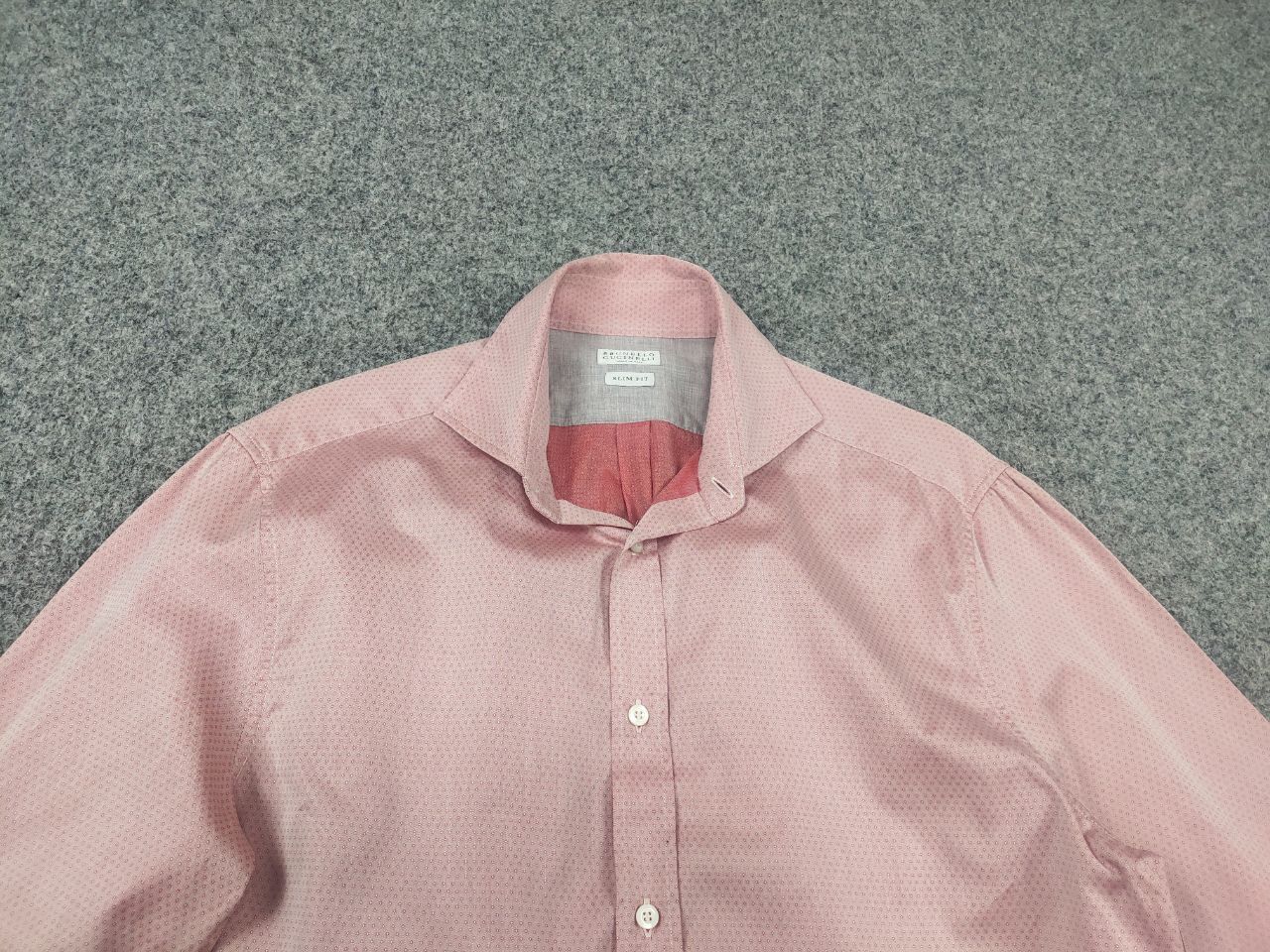 Brunello Cucinelli Brunello Cucinelli Italy Design Cotton pink Button shirt Size US M / EU 48-50 / 2 - 4 Thumbnail