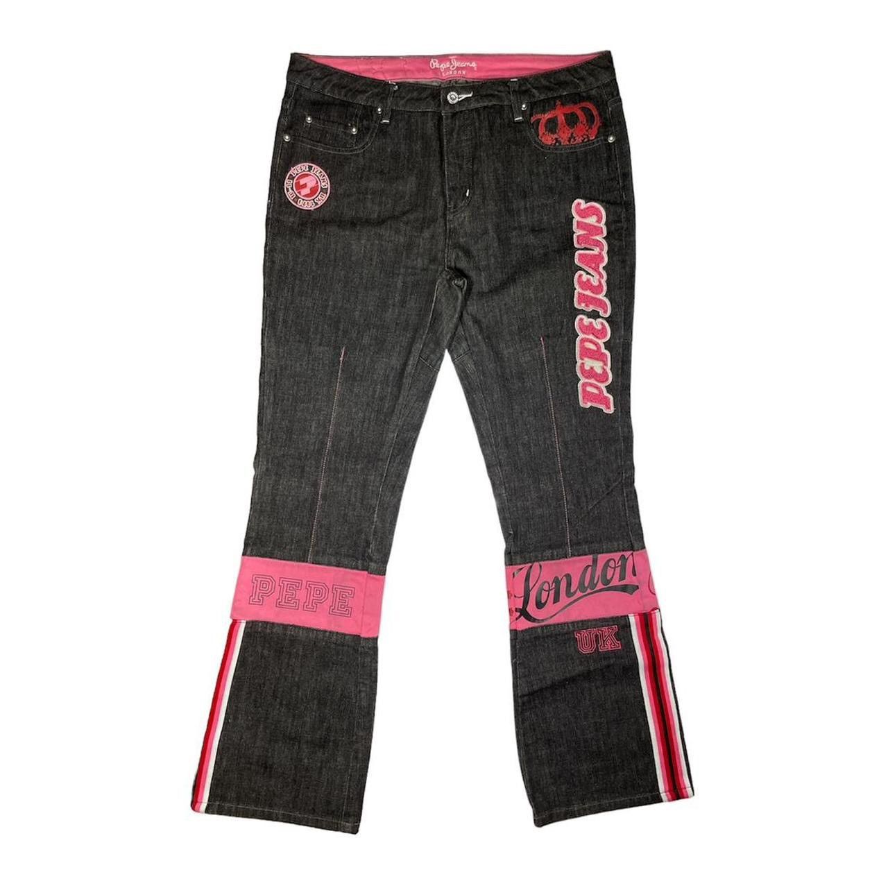 Pepe Jeans × Vintage patchwork pepe london jeans Size US 34 / EU 50 - 1 Thumbnail