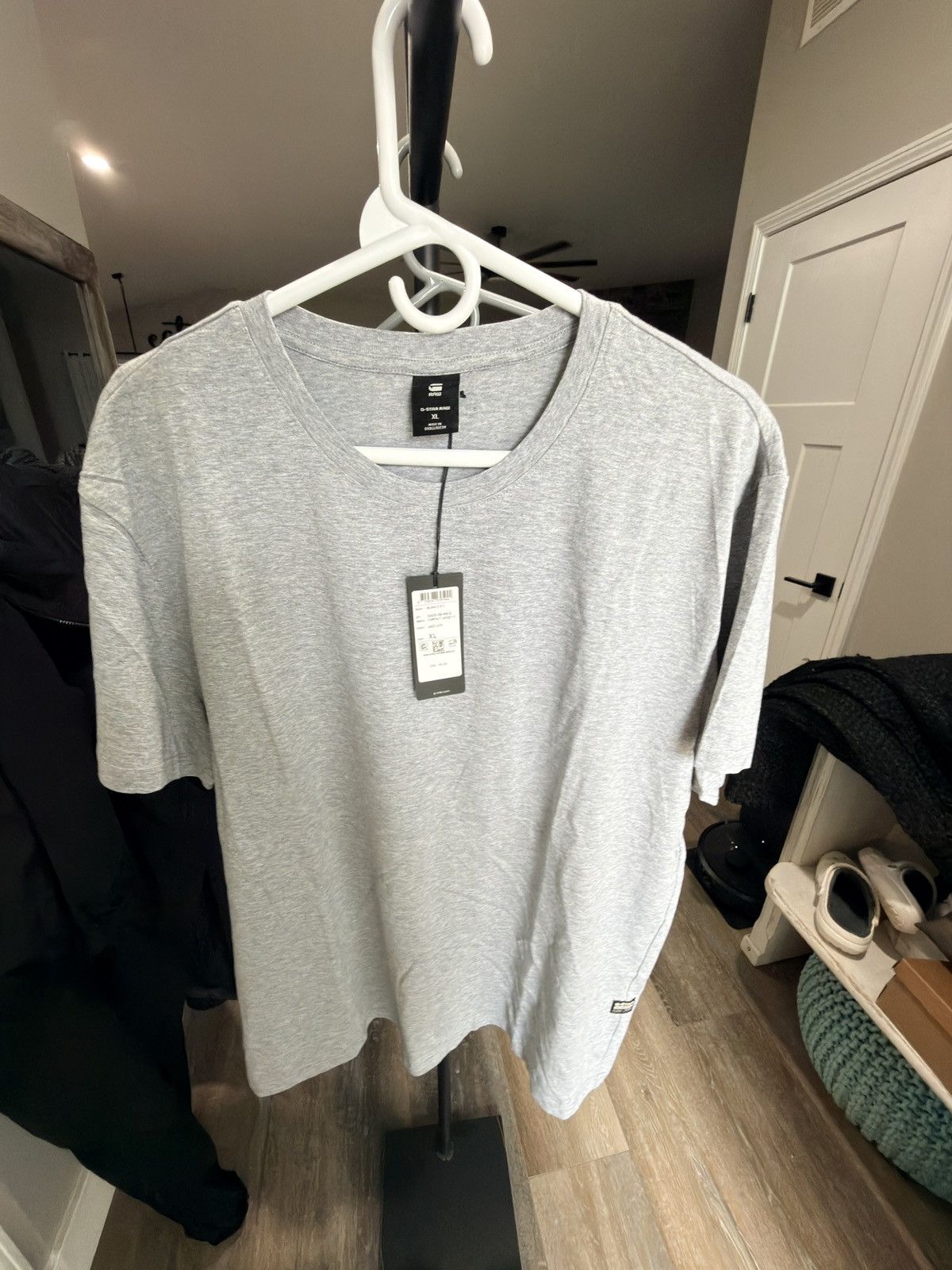 G-Star Heather Gray Tee Size US XL / EU 56 / 4 - 1 Thumbnail