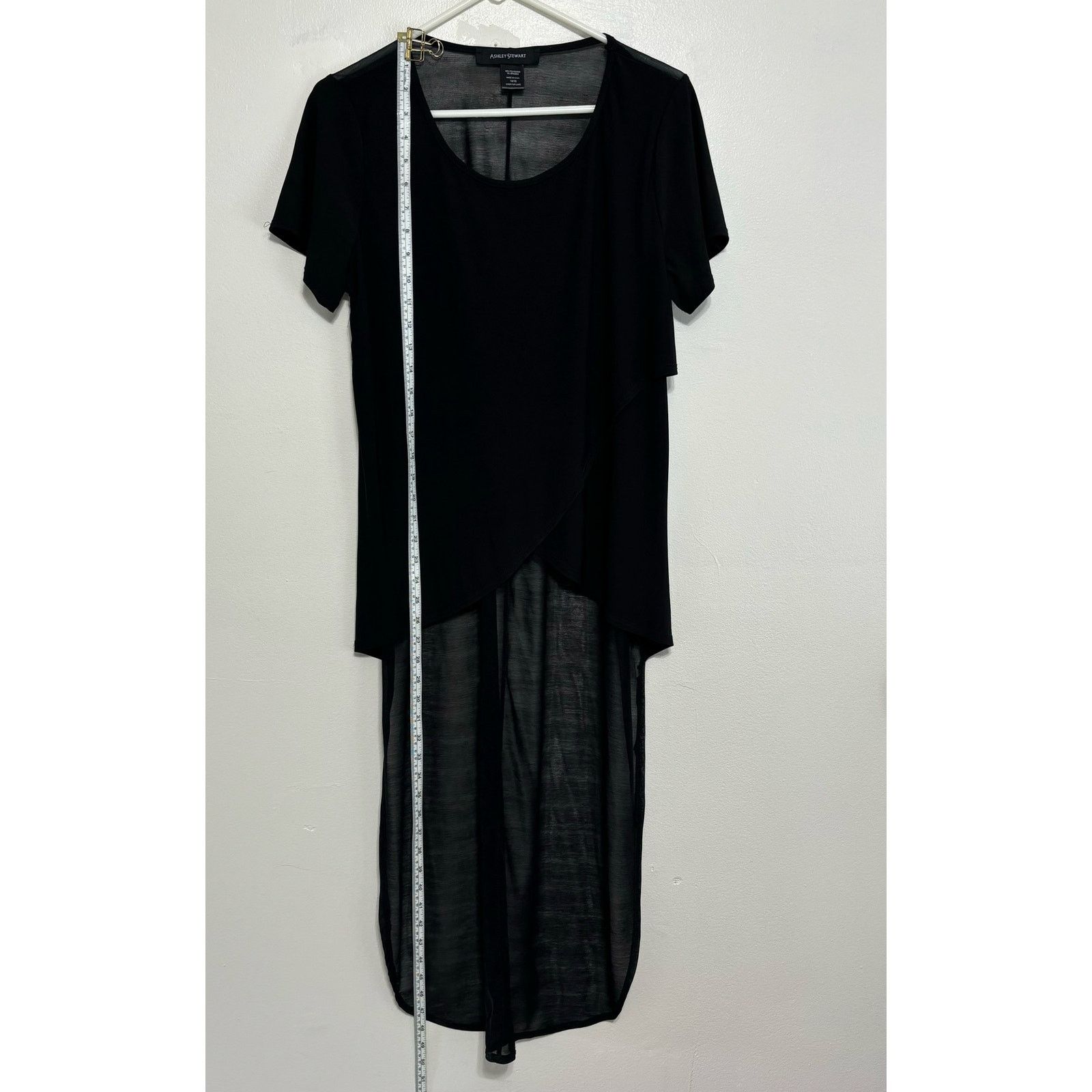 Other Ashley Stewart Black Tail Shirt Size 14/16 Size XL / US 12-14 / IT 48-50 - 2 Thumbnail