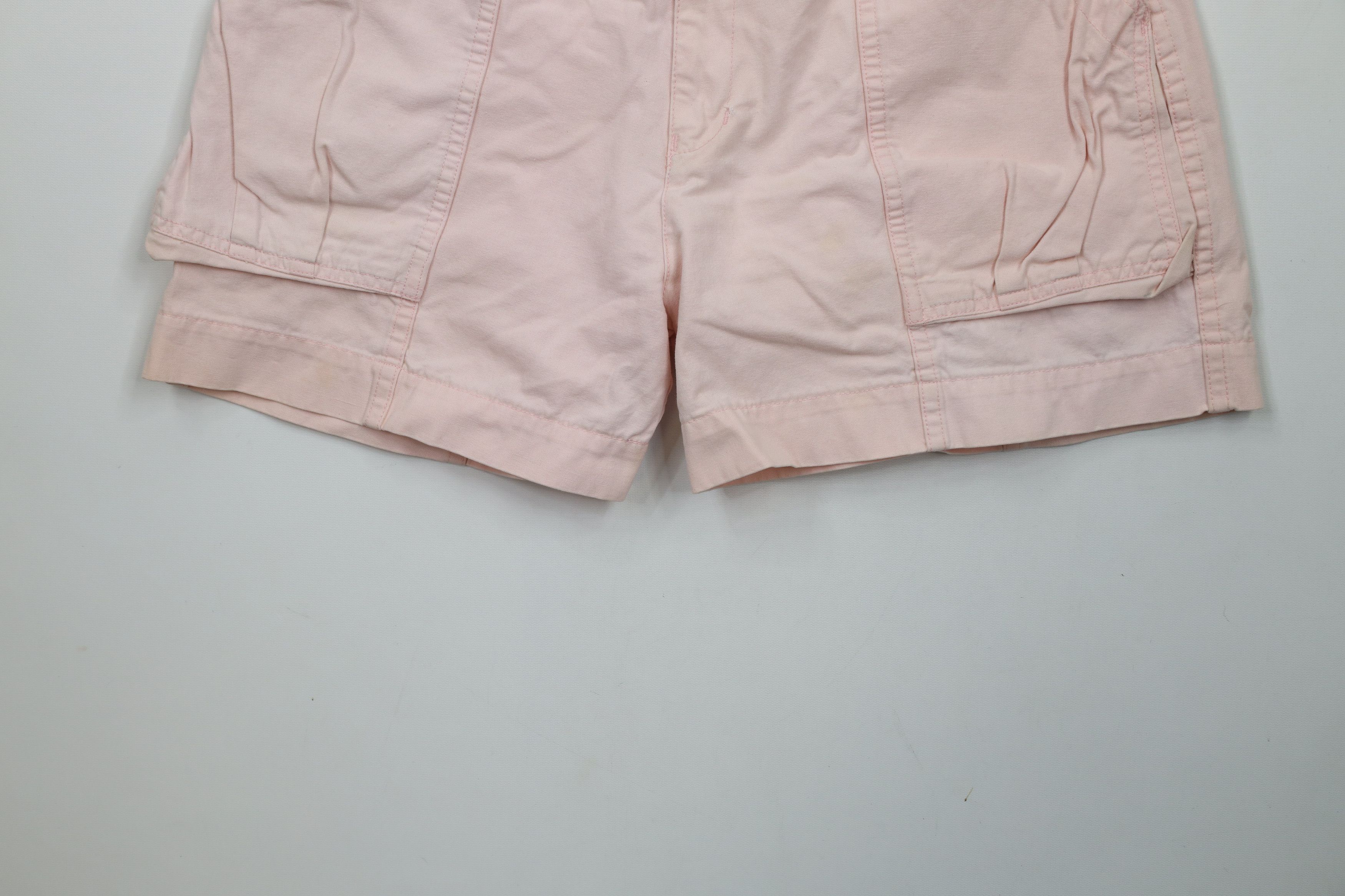 Vintage Vintage 80s 90s Streetwear Distressed Big Pocket Shorts Pink Size 34" / US 12 / IT 48 - 4 Thumbnail