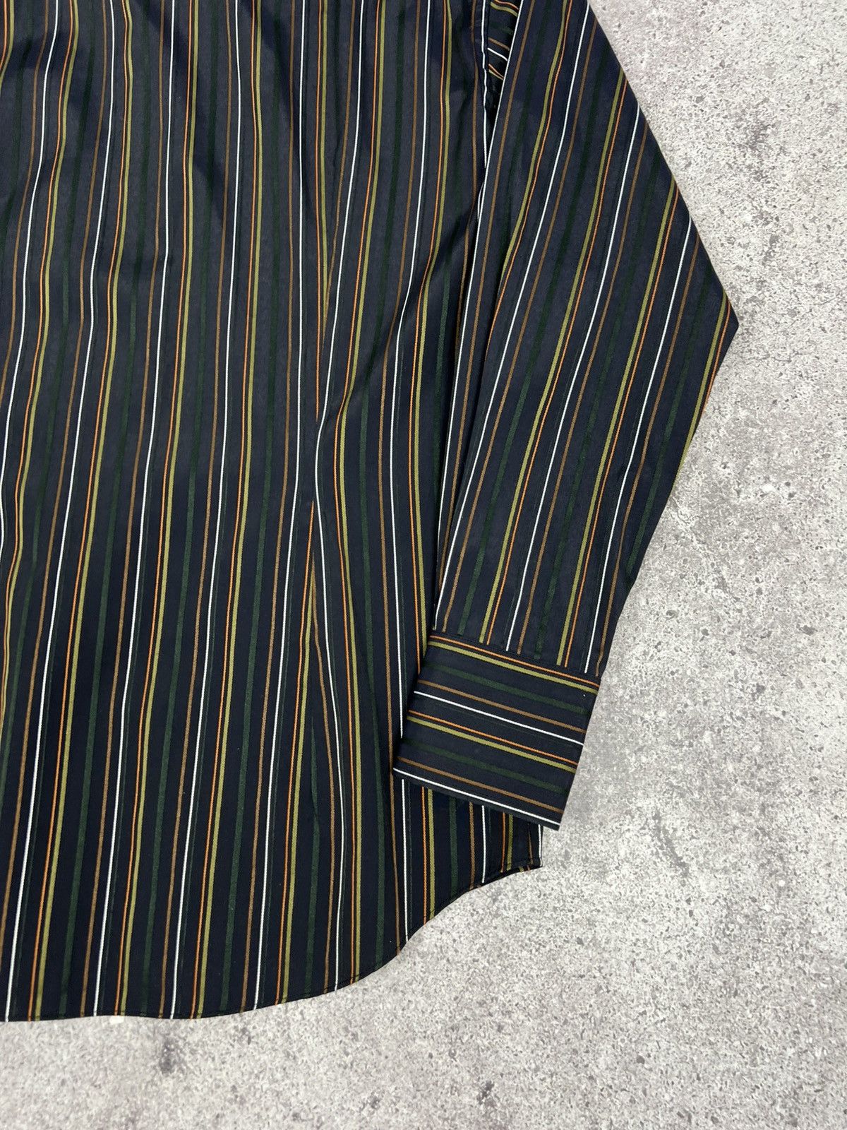 Dolce & Gabbana Vintage Dolce & Gabbana Striped Button Up Shirt Long Sleeve Size US XL / EU 56 / 4 - 19 Thumbnail