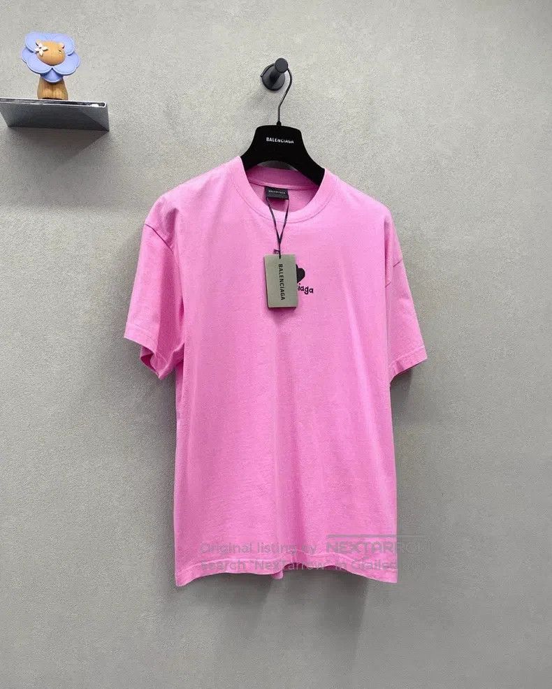 Balenciaga Balenciaga Pink Short Sleeve Size US L / EU 52-54 / 3 - 3 Thumbnail