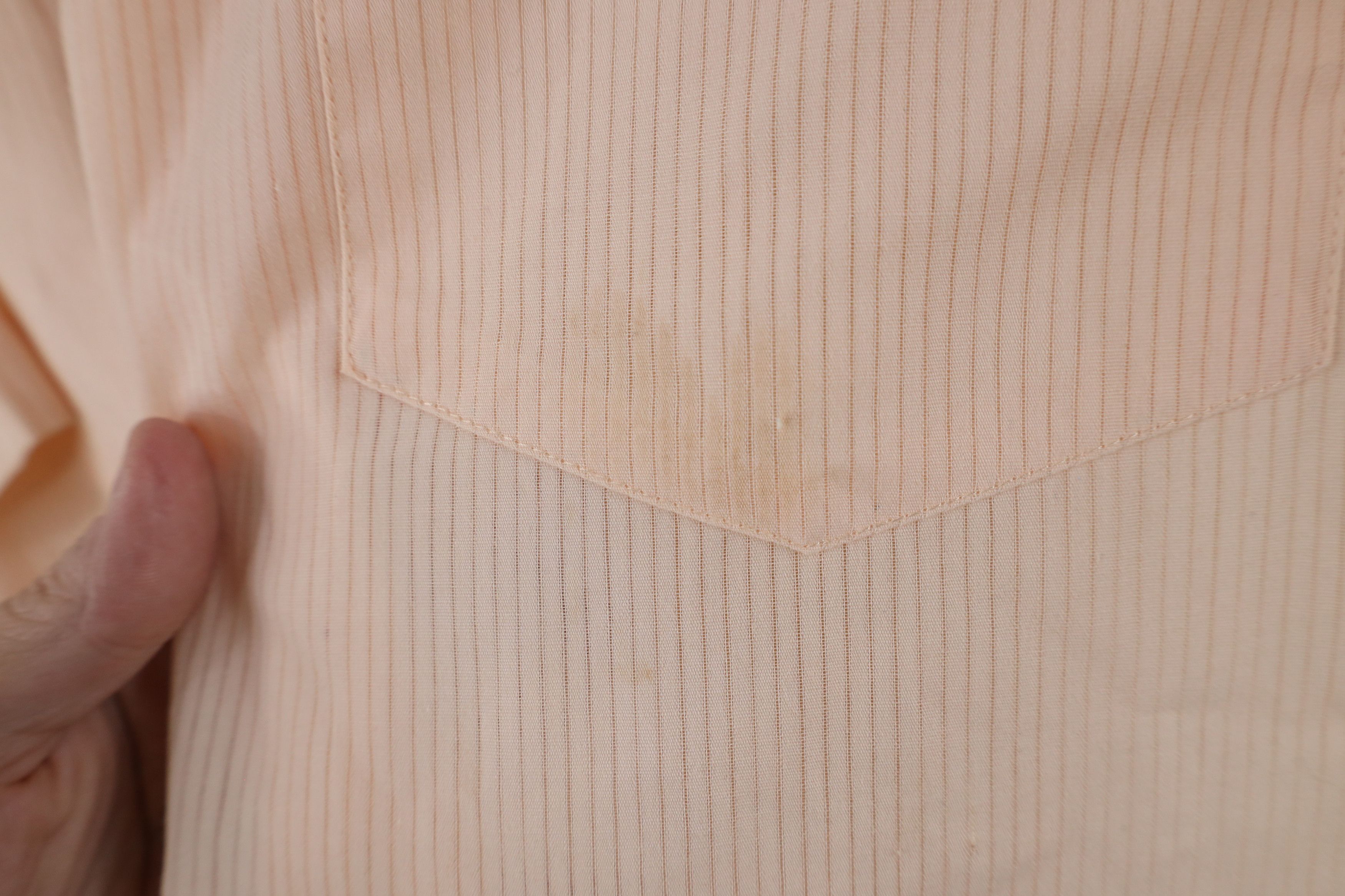 Vintage Vintage 70s Streetwear Short Sleeve Button Shirt Pink Size US L / EU 52-54 / 3 - 4 Thumbnail