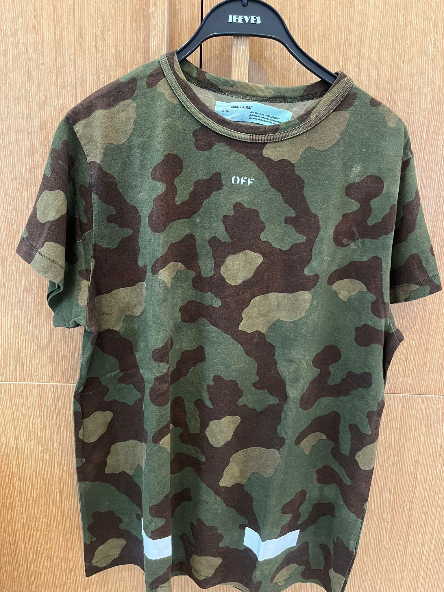 Off-White Camouflage T-shirt Size US S / EU 44-46 / 1 - 1 Thumbnail
