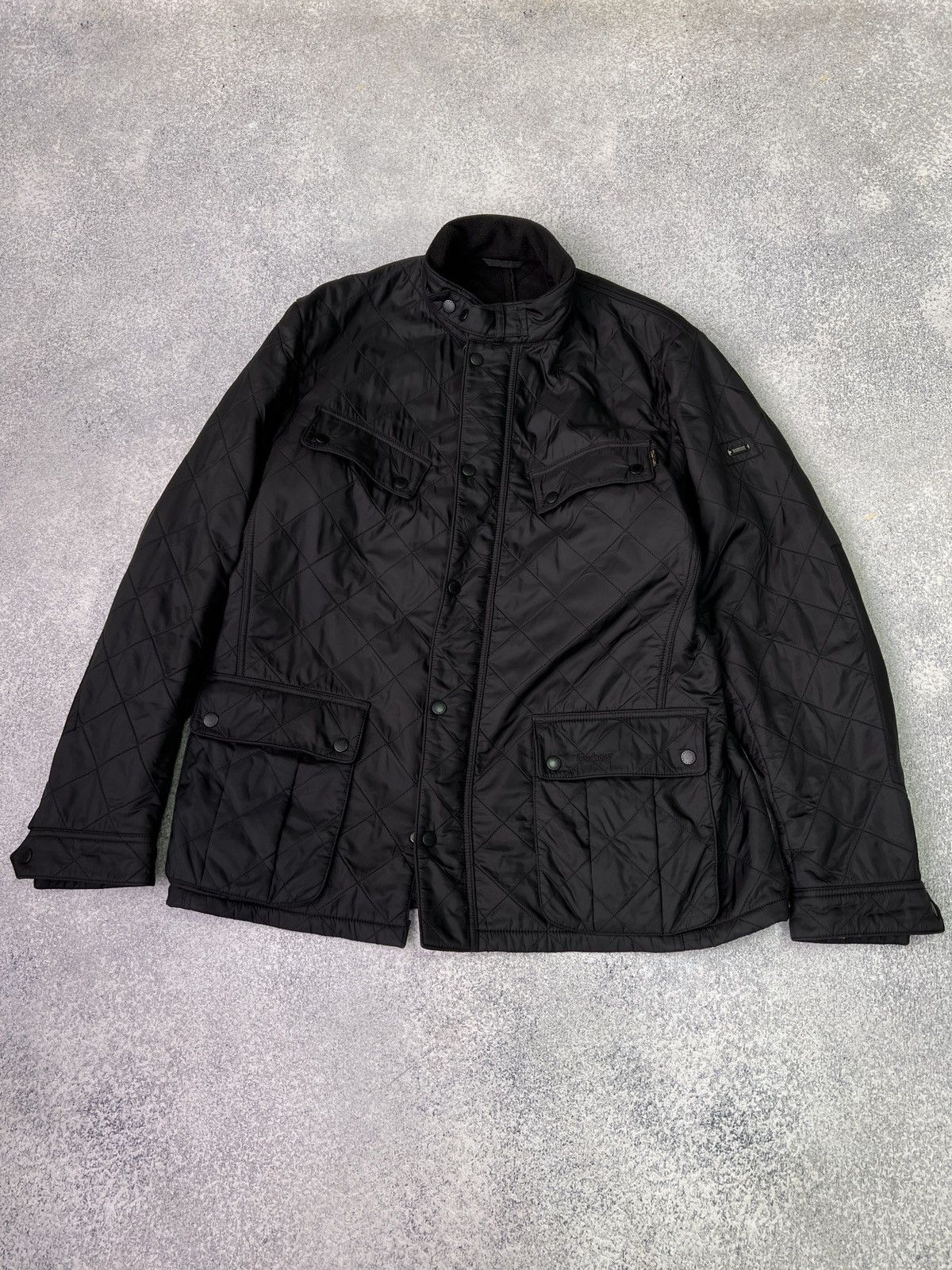 Barbour × Vintage Vintage Barbour International Quilted Jacket Size US XL / EU 56 / 4 - 5 Thumbnail