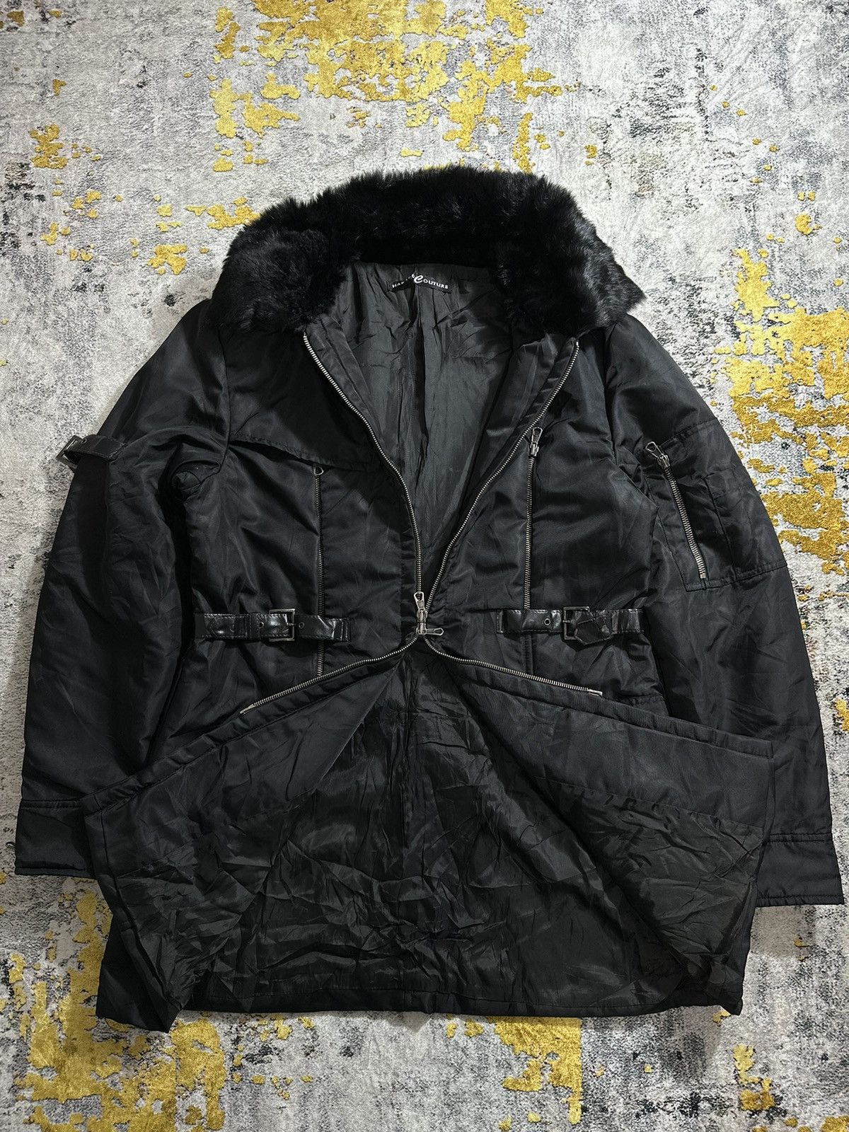 Tornado Mart GOTHIC HAZARD FUR COLLAR JACKET IF SIX WAS NINE LGB STYLE Size US L / EU 52-54 / 3 - 6 Thumbnail