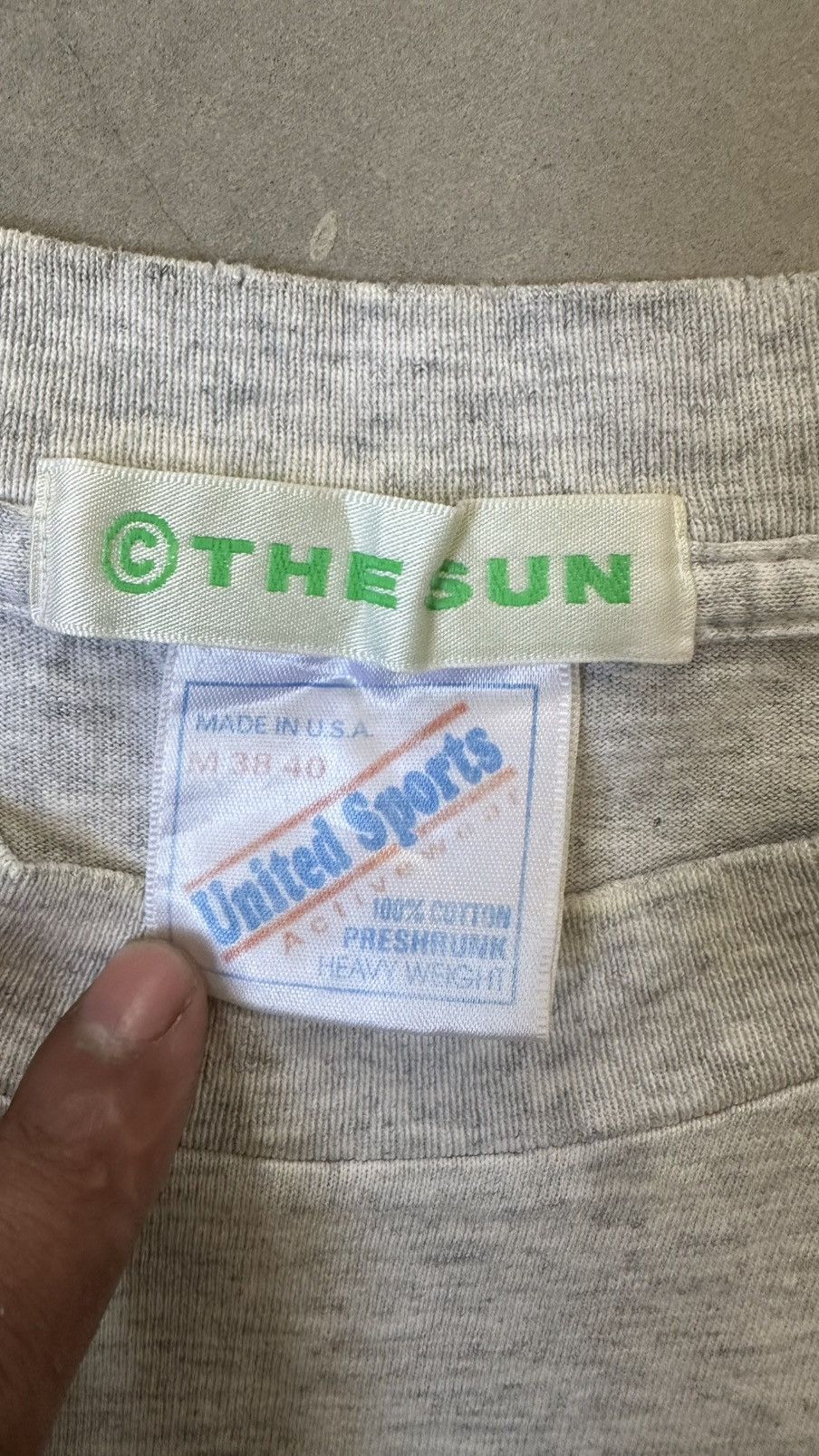 Vintage VINTAGE THE SUN HY TEE Size US M / EU 48-50 / 2 - 4 Thumbnail