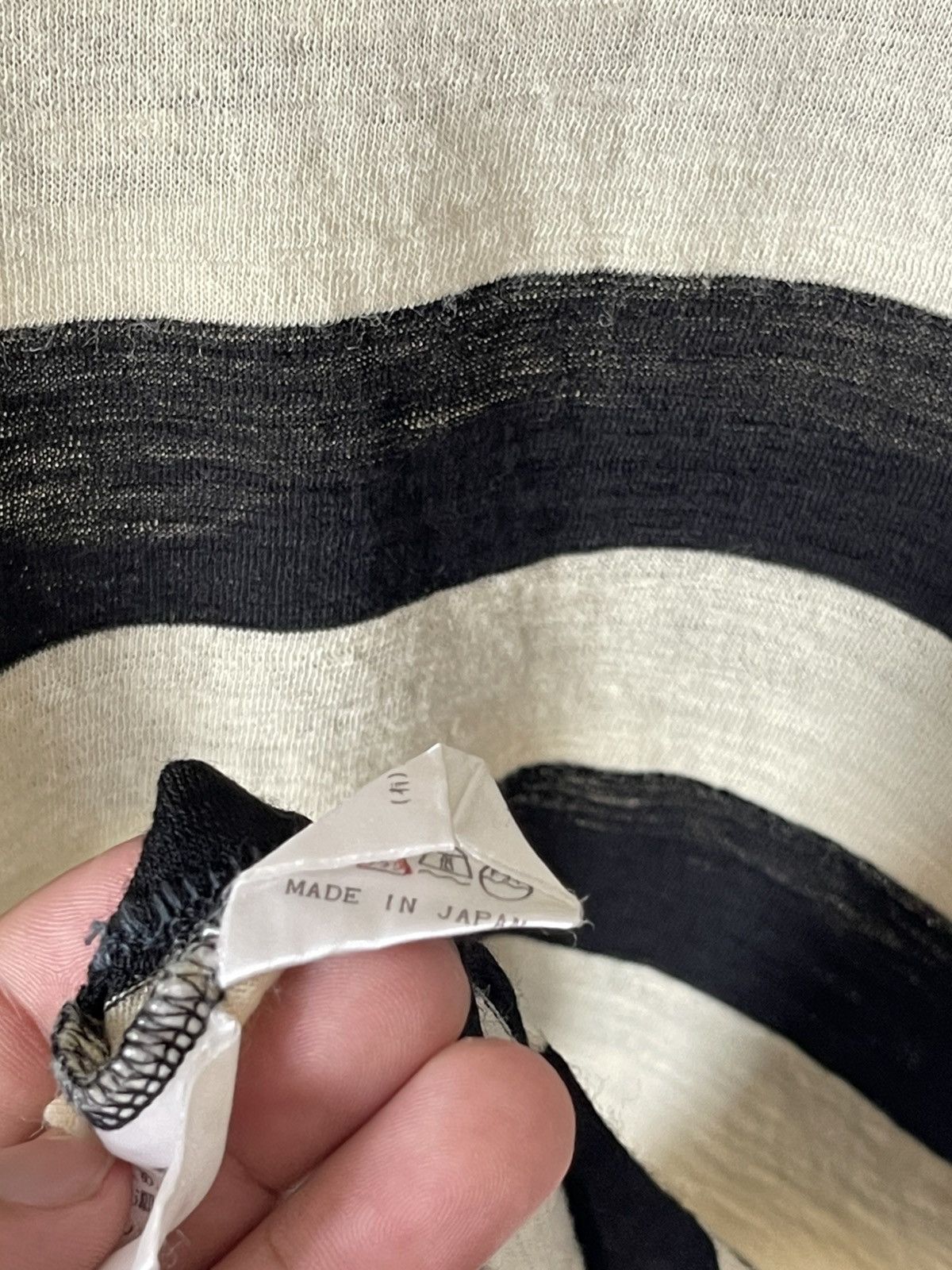 Jun Takahashi A/W1997 Undercover Jun Takahashi Stripe Wool Long Sleeve A1 Size US M / EU 48-50 / 2 - 11 Thumbnail