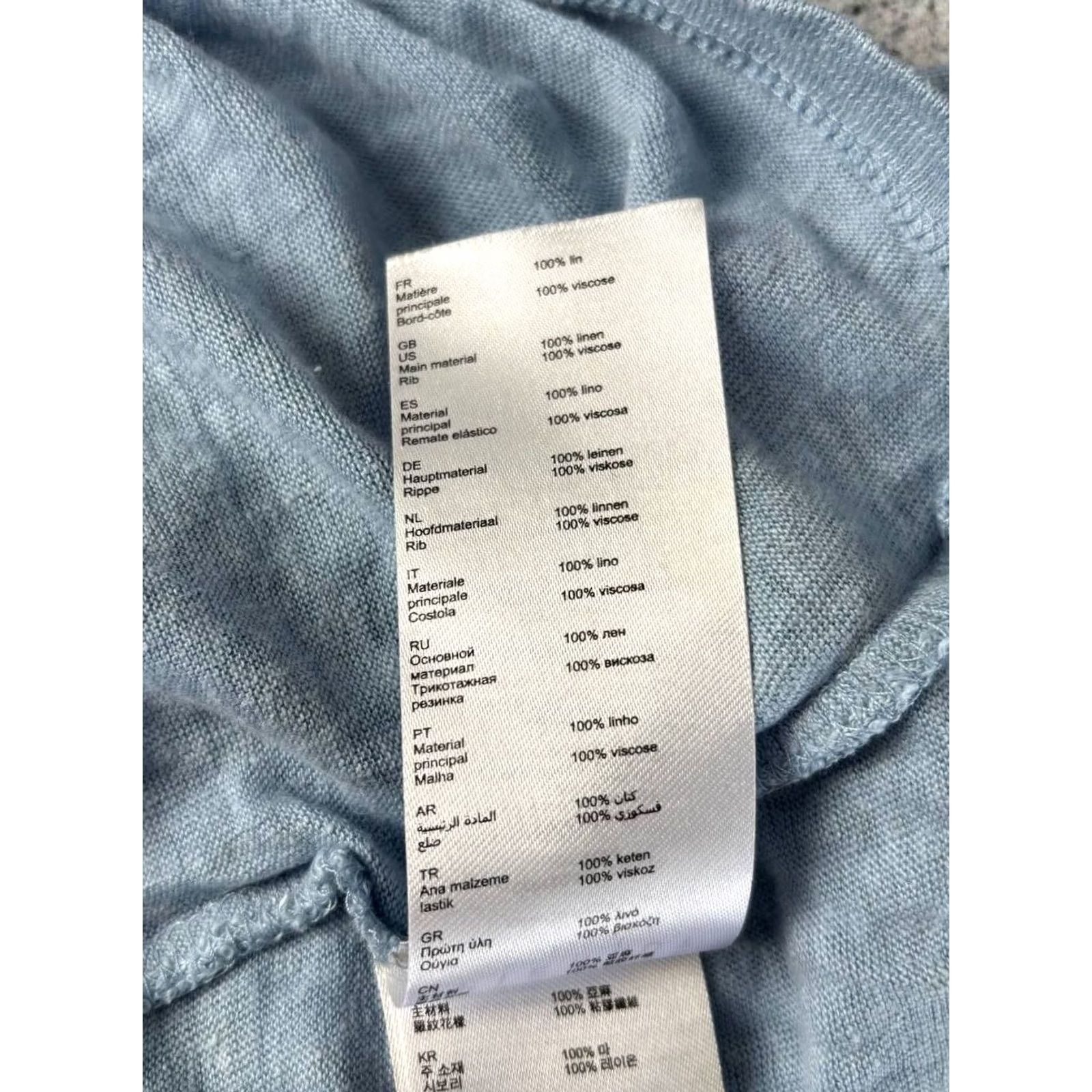 Vintage CLAUDIE PIERLOT Tank Top Womens Size 1 Blue Sleeveless Scoop Neck Viscous Shirt Casual, Party/Cocktail, Travel US Shipping Ready Womens Size XS / US 0-2 / IT 36-38 - 6 Thumbnail