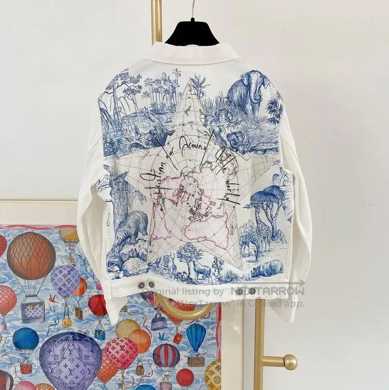 Dior Dior White Cotton Jacket for Women . Size XS / US 0-2 / IT 36-38 - 2 Thumbnail