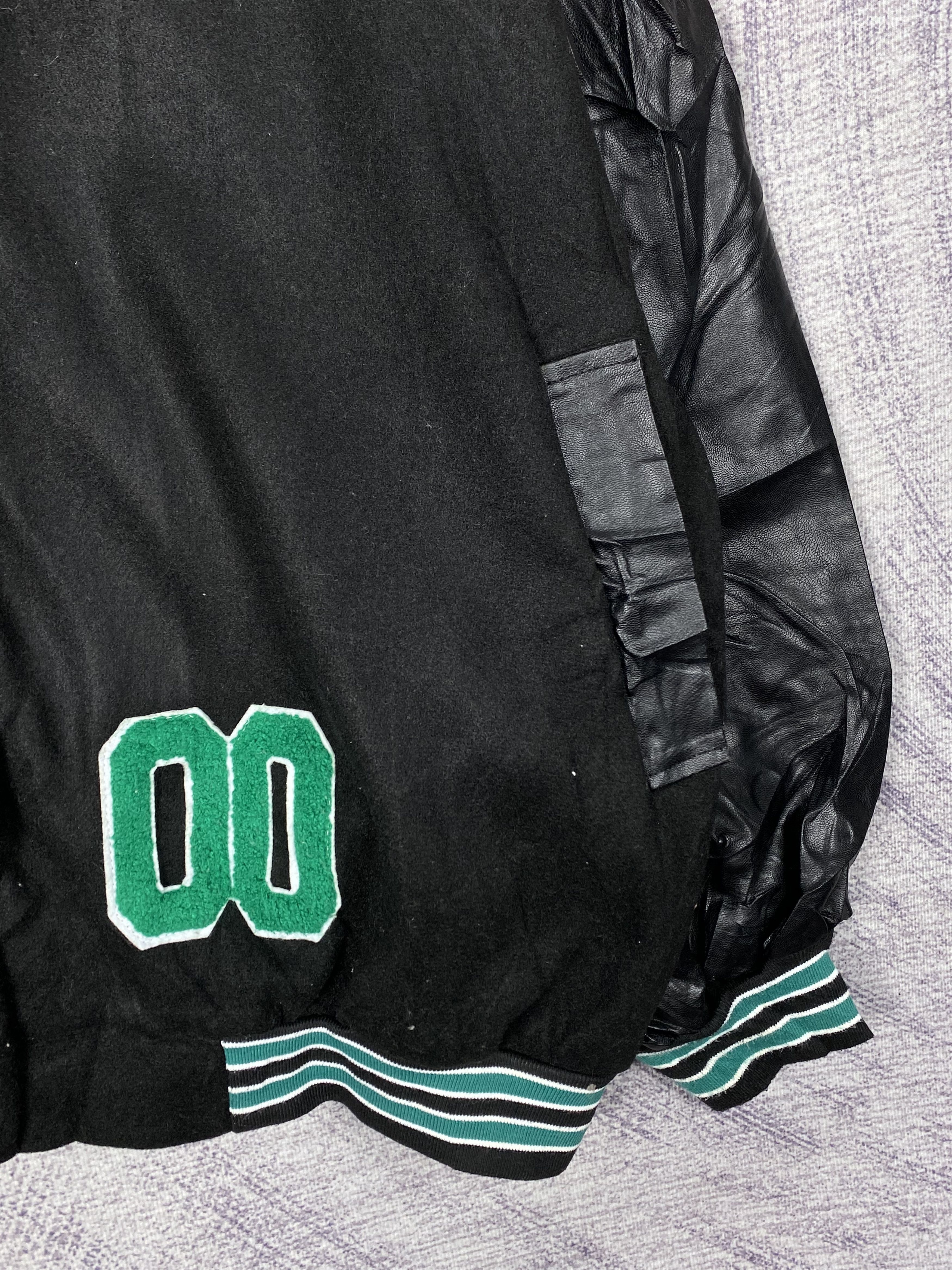 Shein Vintage Shein Sleeve Pvc Varsity Jacket Size US L / EU 52-54 / 3 - 4 Thumbnail