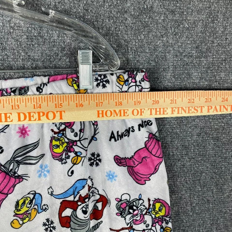 Other Looney Tunes Pajamas Pants Women's 3X 10% Polyester 22W-24W Size 40" / US 18 - 3 Thumbnail